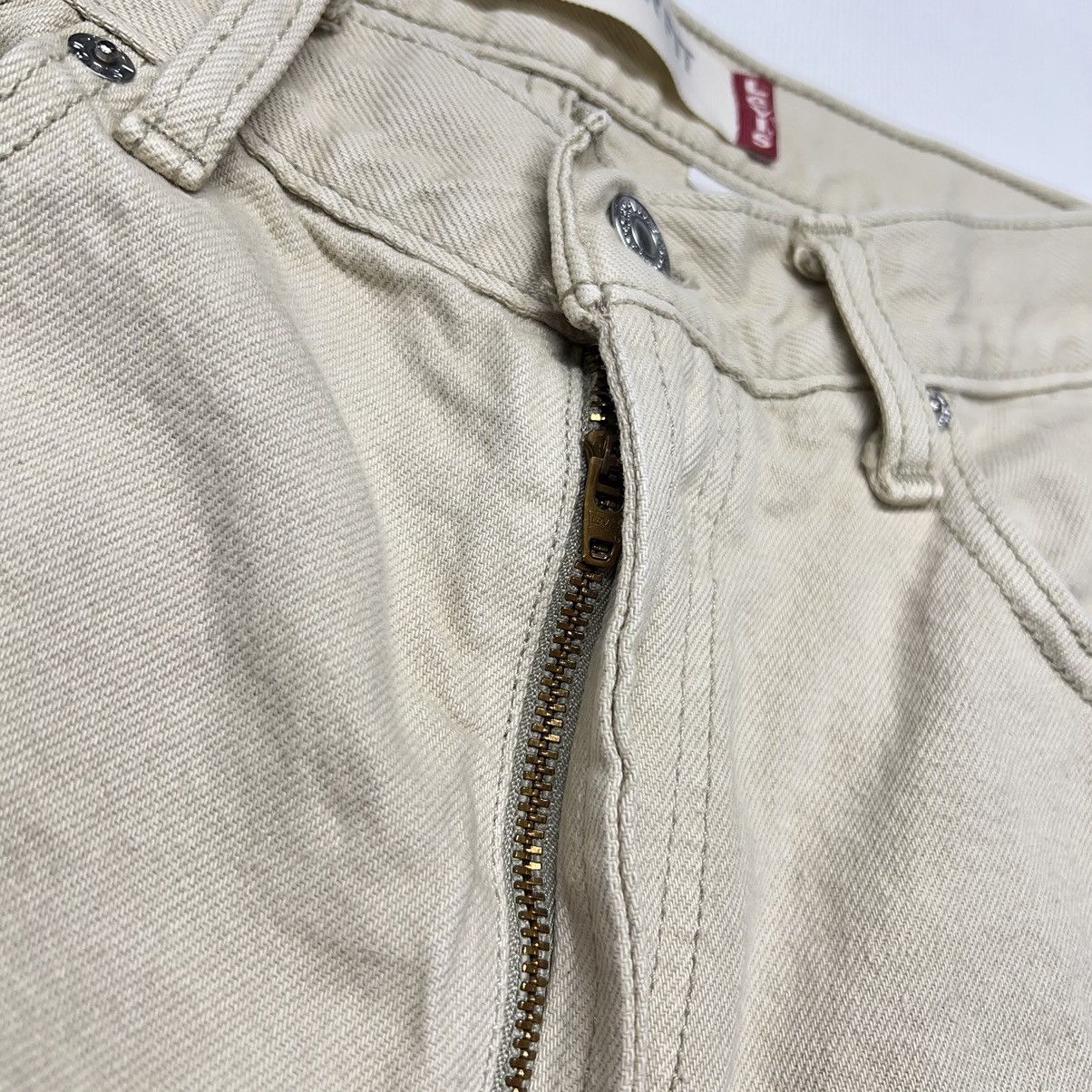 Levi's Levis 505 Jeans Regular Fit Straight Khaki Pants Denim Size US 33 - 8 Thumbnail