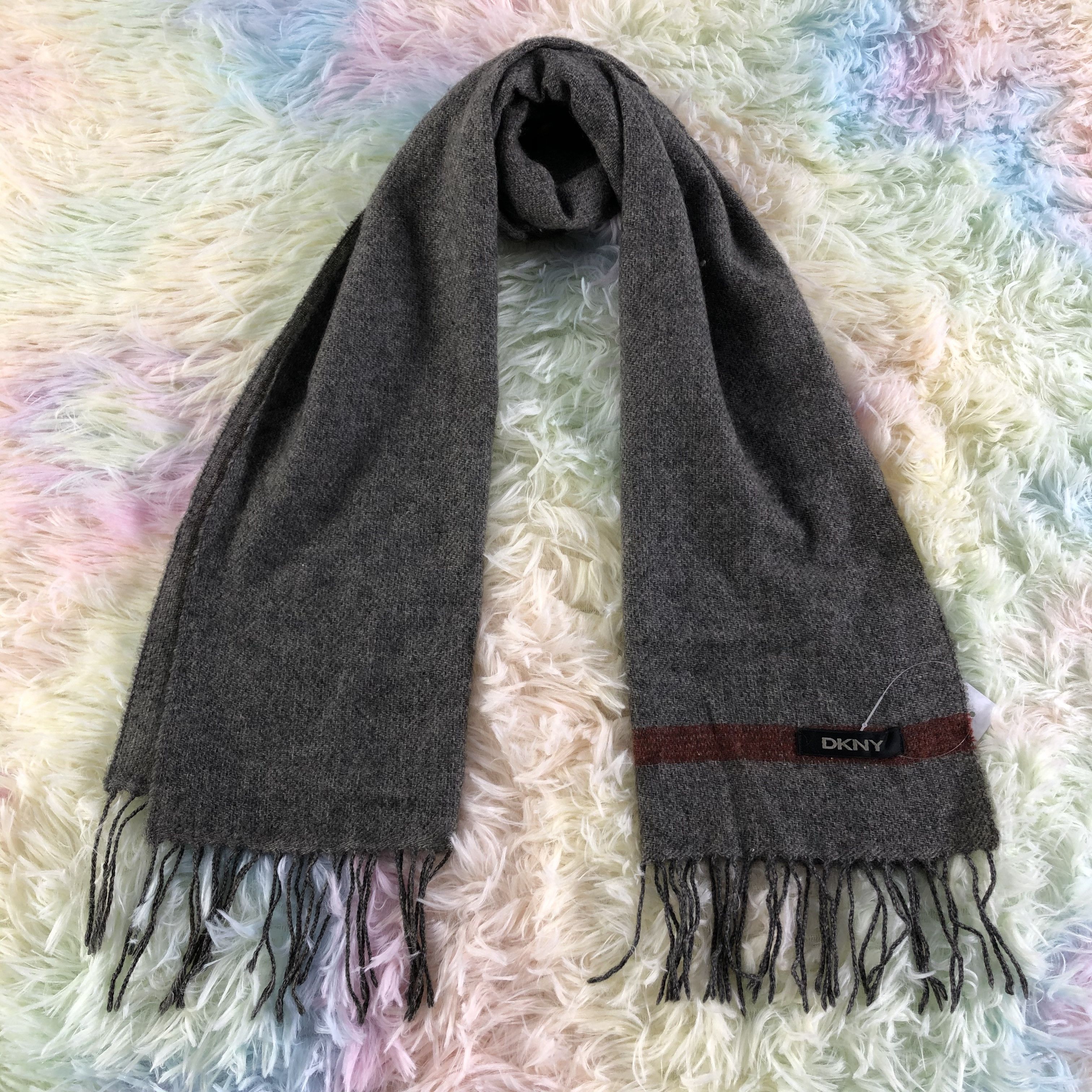 DKNY × Vintage DKNY Scarf / Muffler / Neckwear - KM78 Size ONE SIZE - 1 Thumbnail