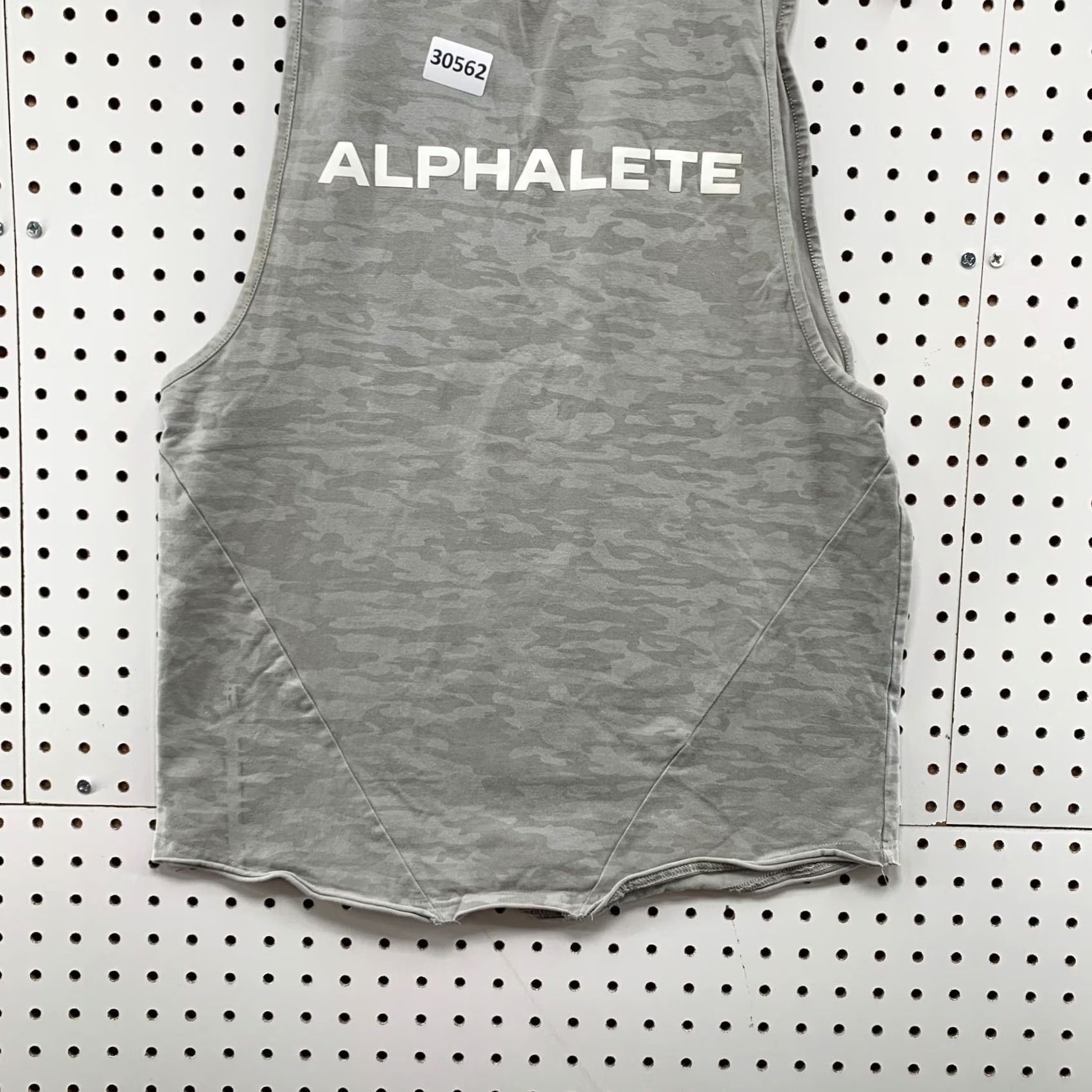 Vintage Alphalete Tank Shirt Women’s Medium Performance Gray Camouflage Size M / US 6-8 / IT 42-44 - 6 Thumbnail