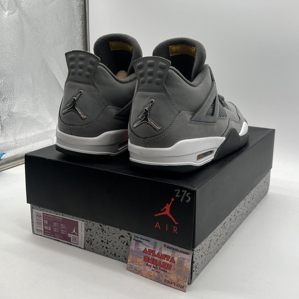 Jordan Brand Air Jordan 4 cool grey Size US 13 / EU 46 - 5 Thumbnail
