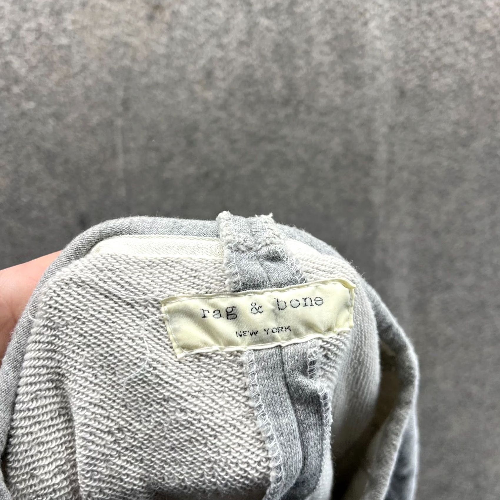 Rag & Bone Rag & Bone Sweater Women Small Gray Fleece Cotton Crewneck Pullover Long Sleeve Solid Size S / US 4 / IT 40 - 4 Thumbnail