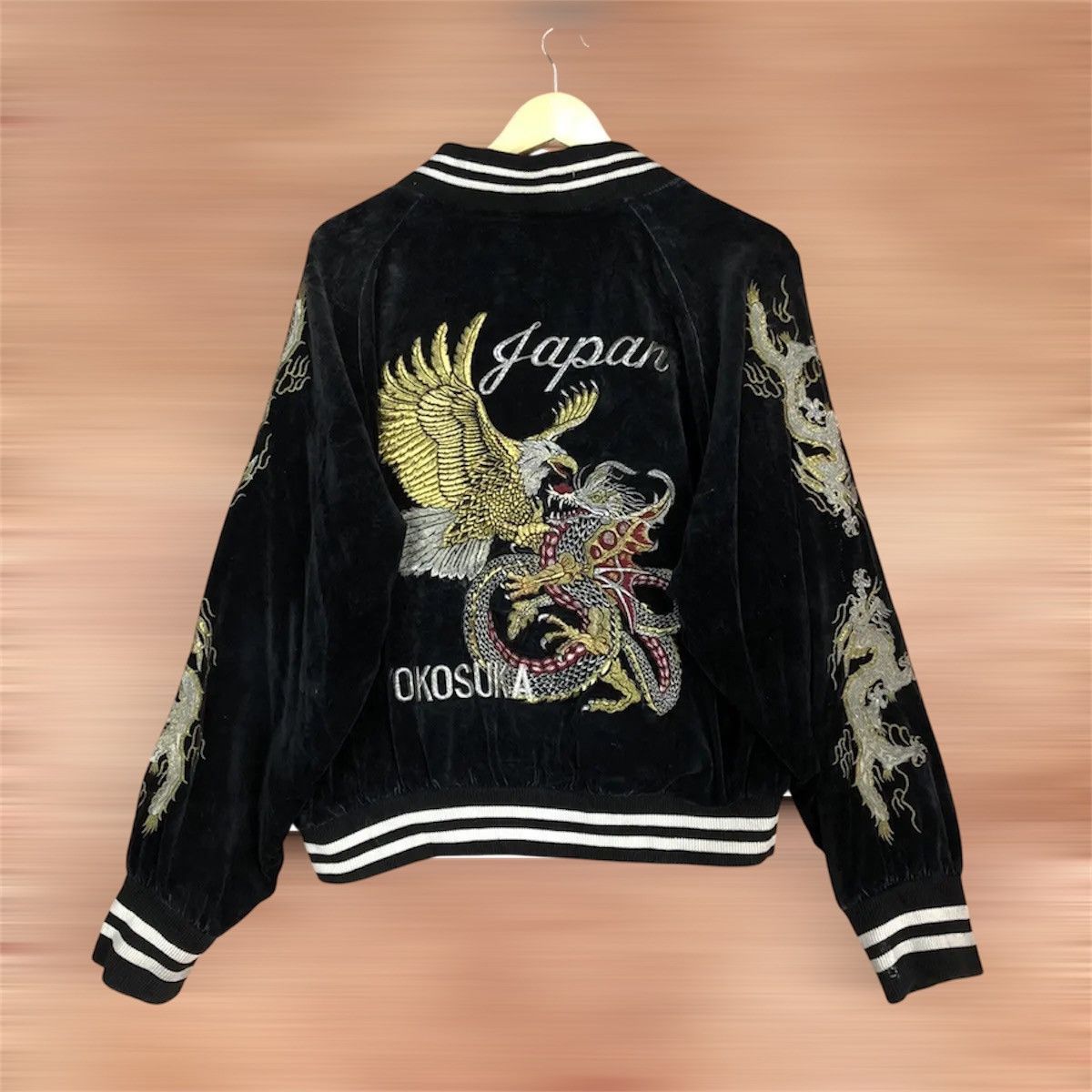 Other Vintage Sukajan Souvenir Jacket with Velvet Outer Size US L / EU 52-54 / 3 - 1 Thumbnail