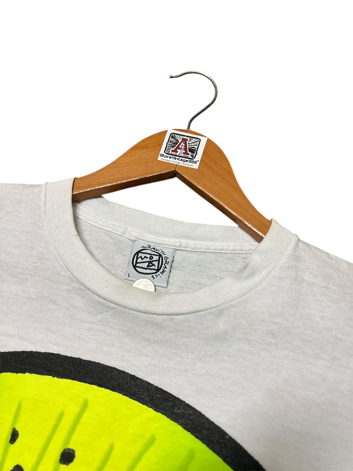 Vintage ‼️RARE‼️VINTAGE 90S GRAVITY GRAPHICS “KIWI FRUIT” TSHIRT TEE💥 Size US L / EU 52-54 / 3 - 6 Thumbnail