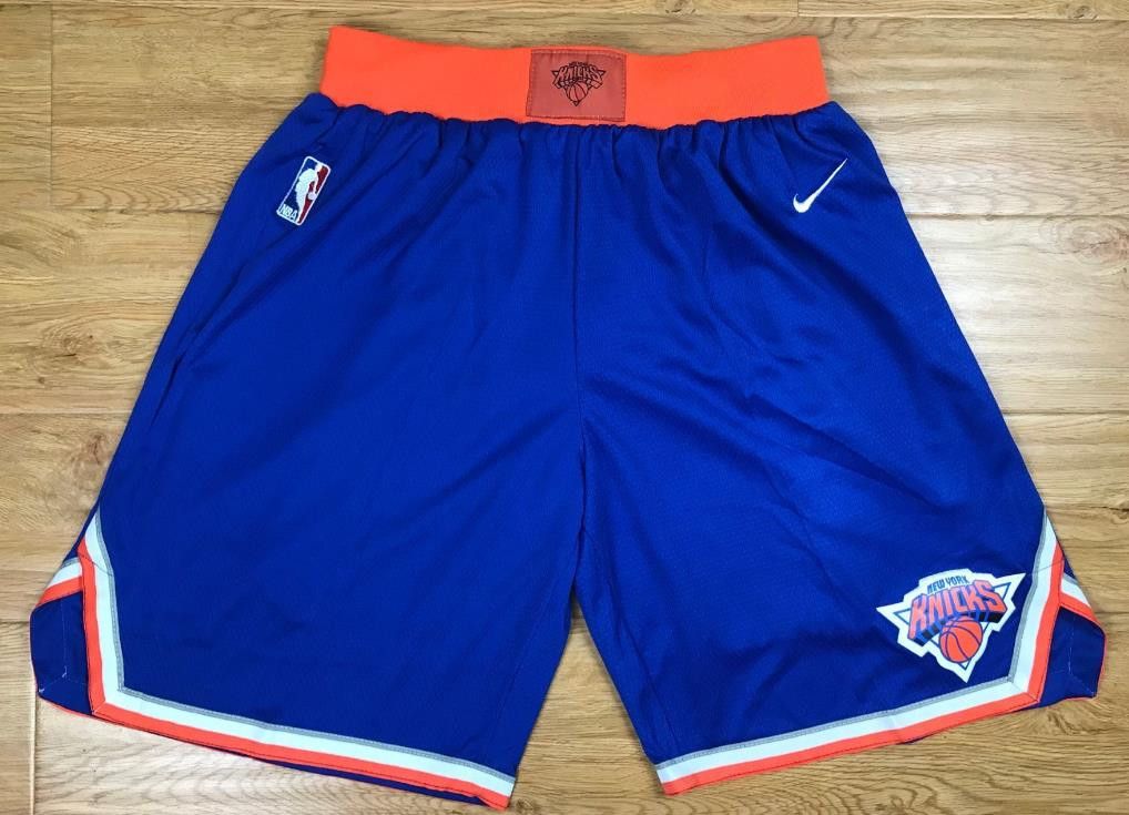 NBA New York Knicks Short Blue S Size US 30 / EU 46 - 1 Thumbnail