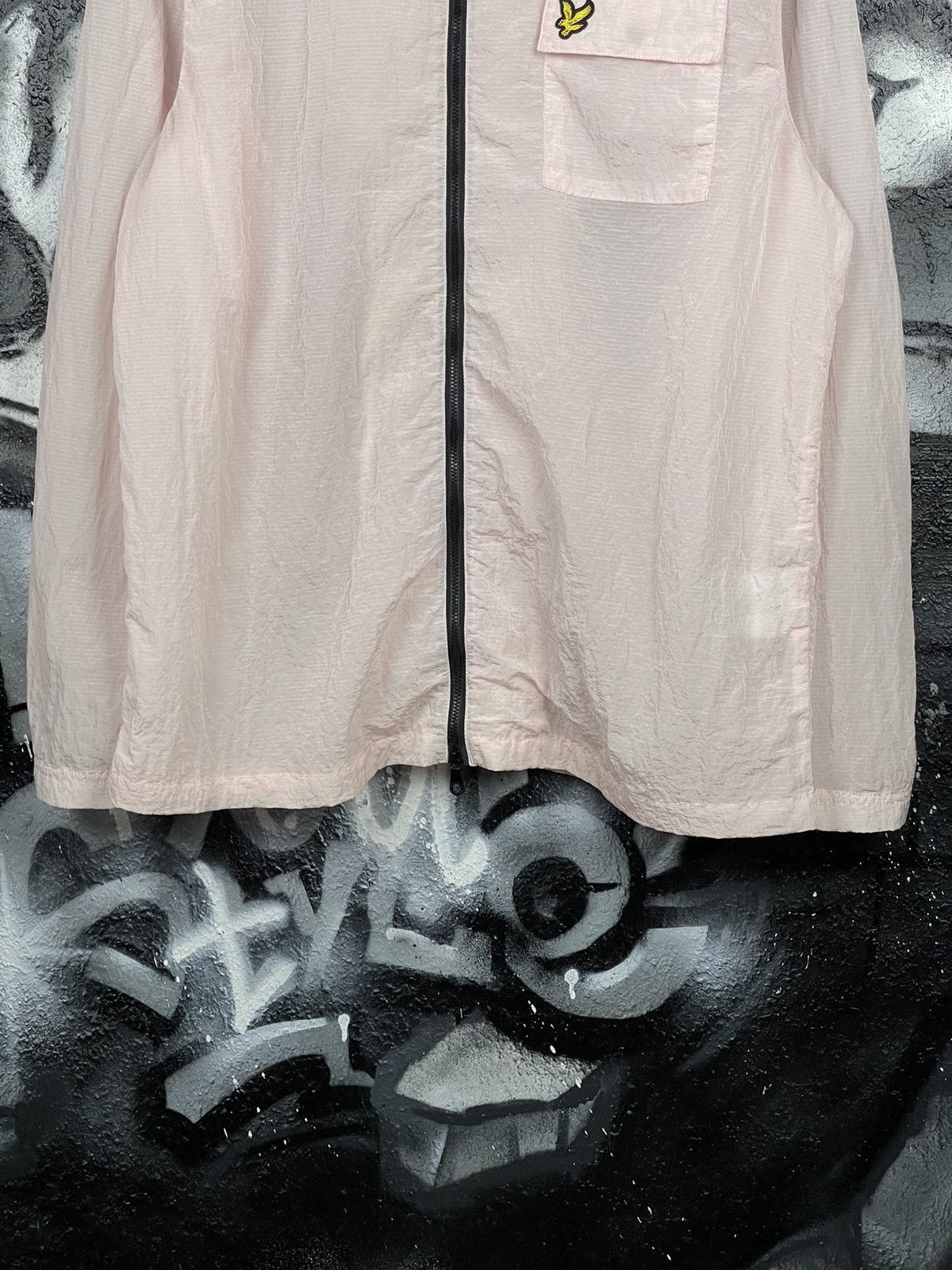 Lyle & Scott Lyle&Scott Casual Full Zip Pink Overshot Jacket Size XL Size US XL / EU 56 / 4 - 5 Thumbnail