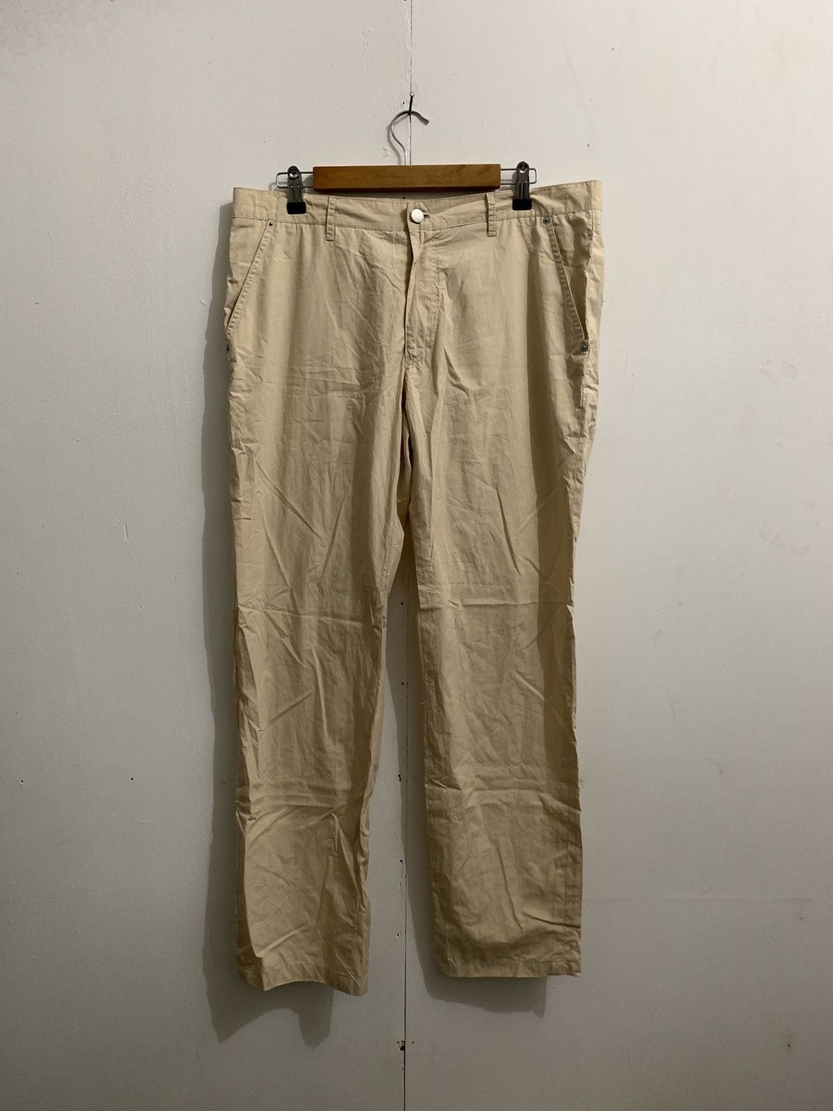Jil Sander Jil Sander By Raf Simons Beige Chino Pants Size US 36 / EU 52 - 1 Thumbnail