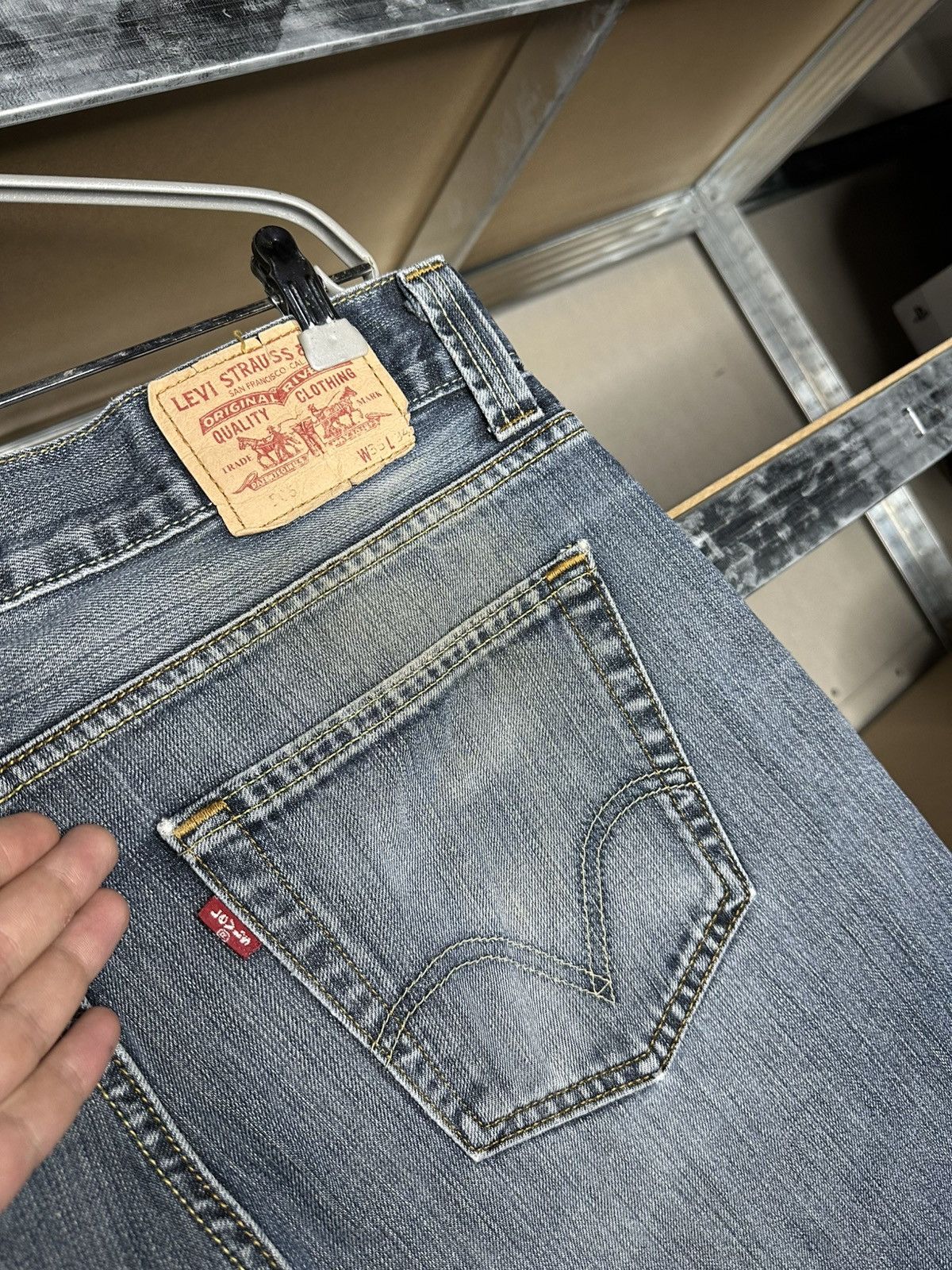 Levi's Levi's 506 Straight Jeans W36 L34 Denim Faded Pants Size US 36 / EU 52 - 16 Thumbnail
