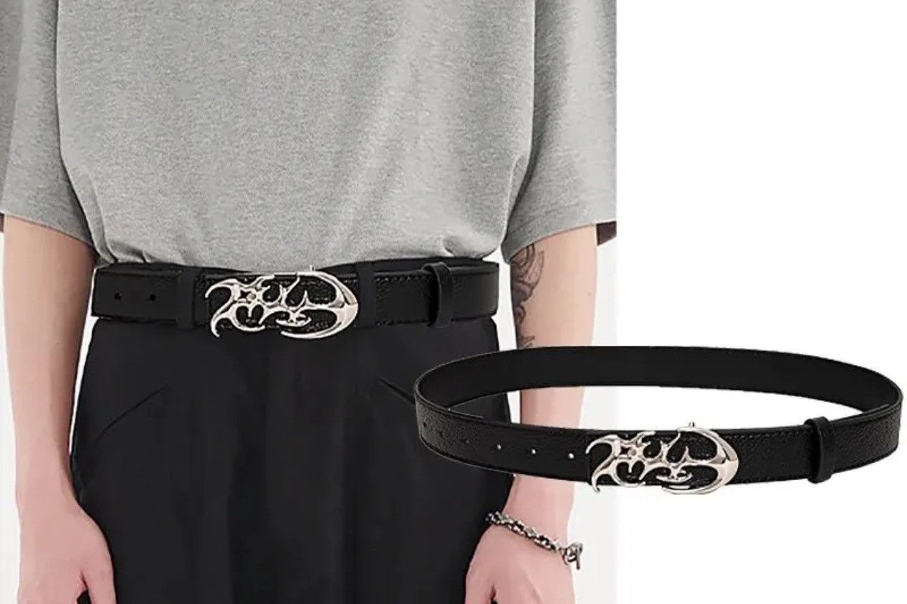 Japanese Brand × Leather Special Shaped Buckle Pu Leather Size ONE SIZE - 5 Thumbnail