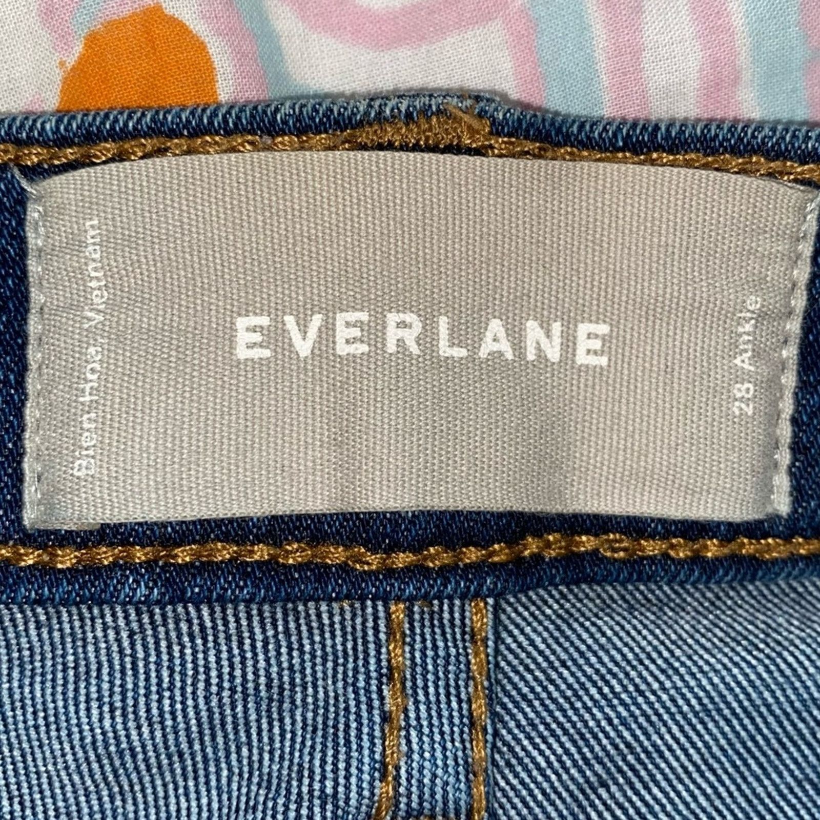 Everlane Everlane 28” High Rise Ankle Dark Blue Jeans EUC Size 28" / US 6 / IT 42 - 9 Thumbnail