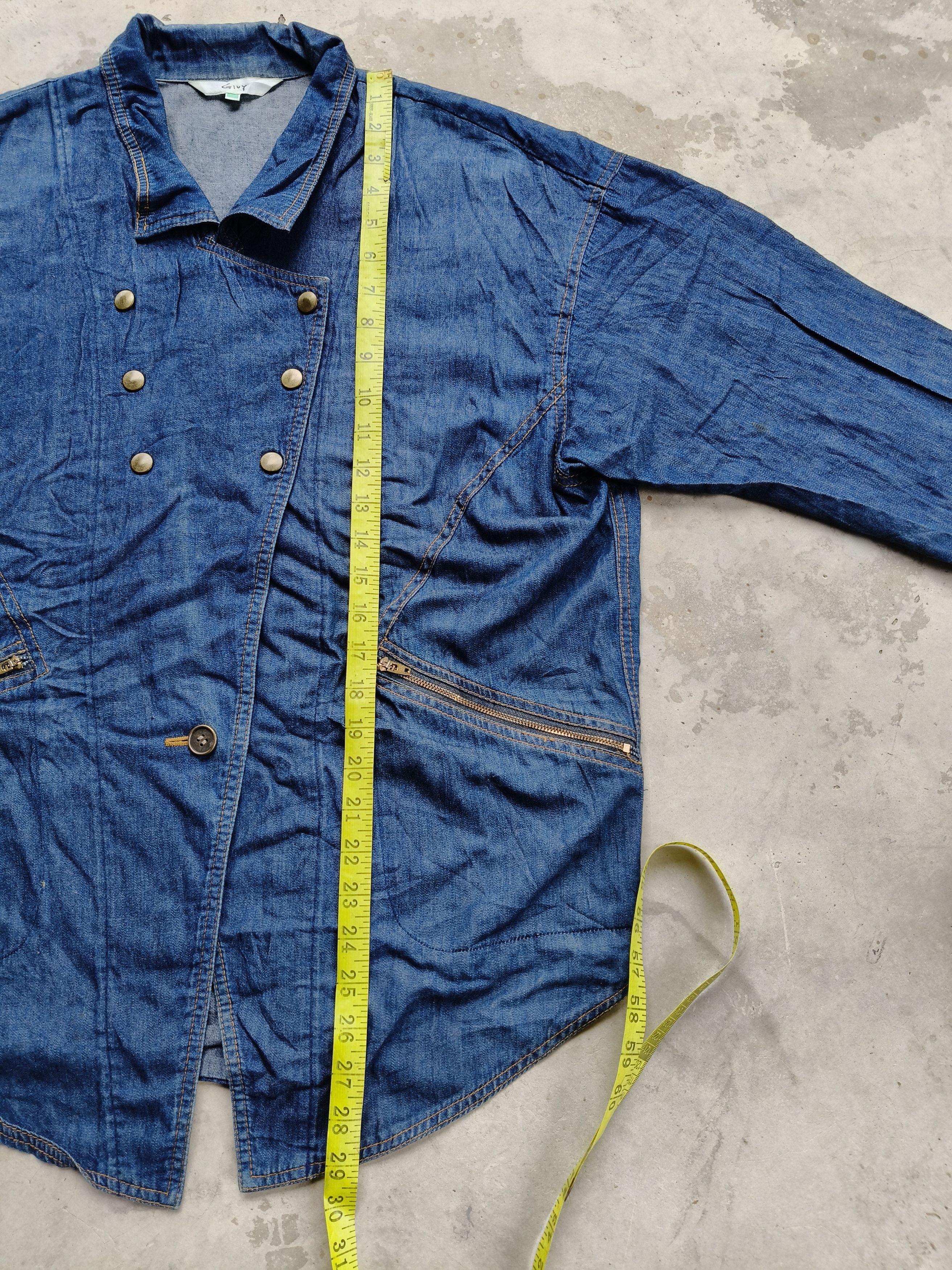 Japanese Brand × Vintage Vintage Givy denim Jacket Button Style Size M / US 6-8 / IT 42-44 - 13 Thumbnail