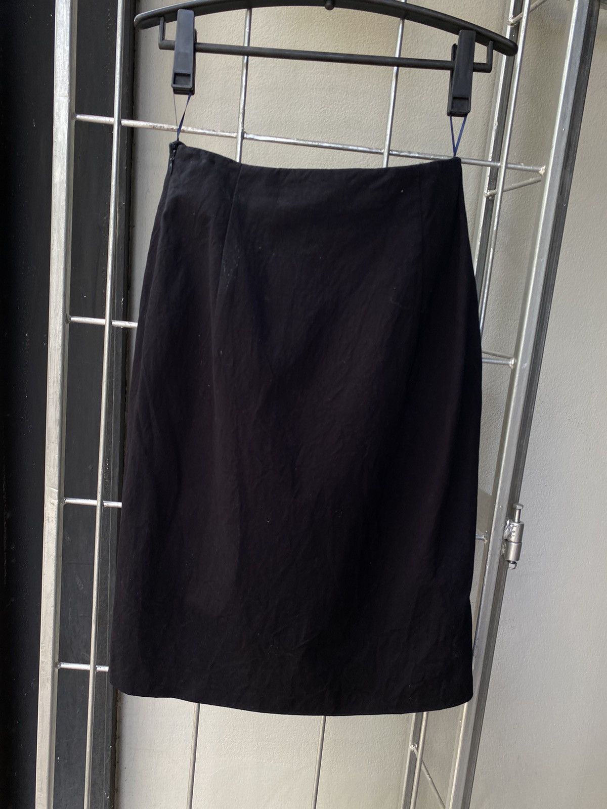 Jil Sander JILSANDER black midi skirt Size 26" / US 2 / IT 38 - 8 Thumbnail