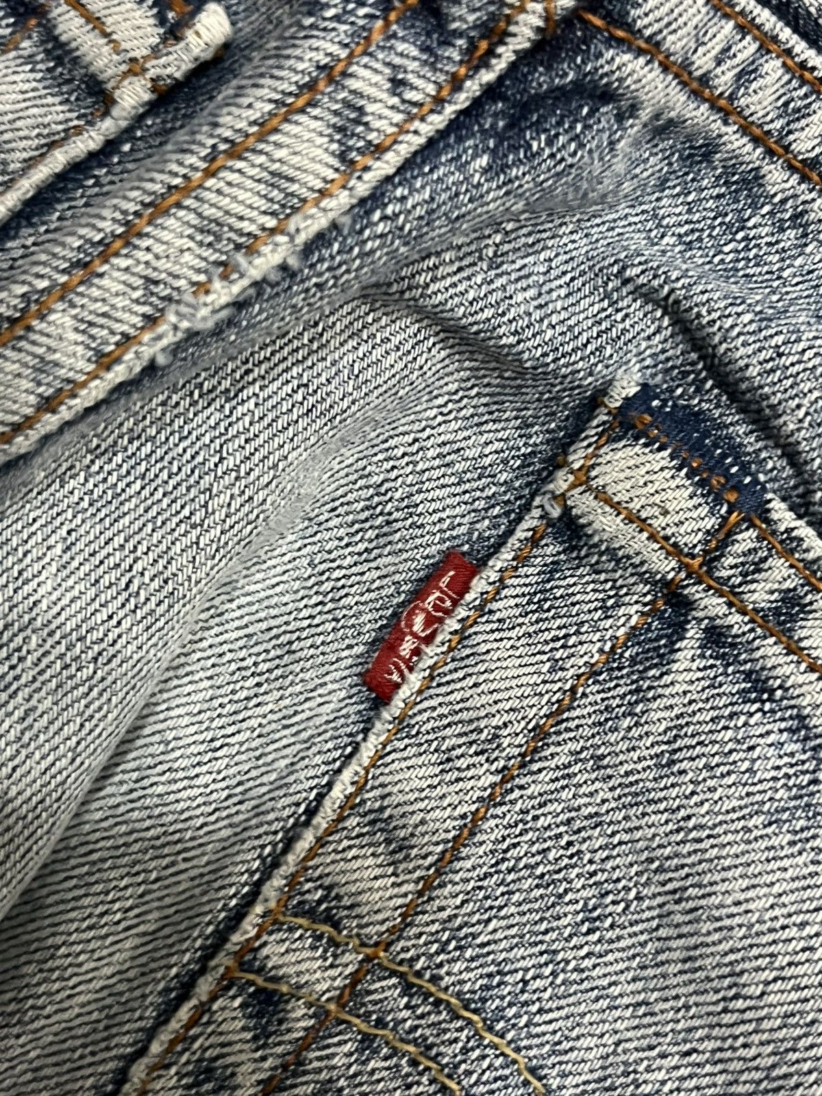 Levi's (33x34) Vintage Y2K Levi’s 503 Blue Washed Loose Cut Jeans Size US 33 - 9 Thumbnail