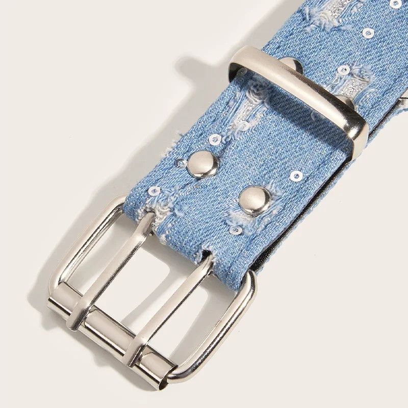 Jewelry Double Row Star Belt Women Girls Y2K Retro Size ONE SIZE - 7 Thumbnail