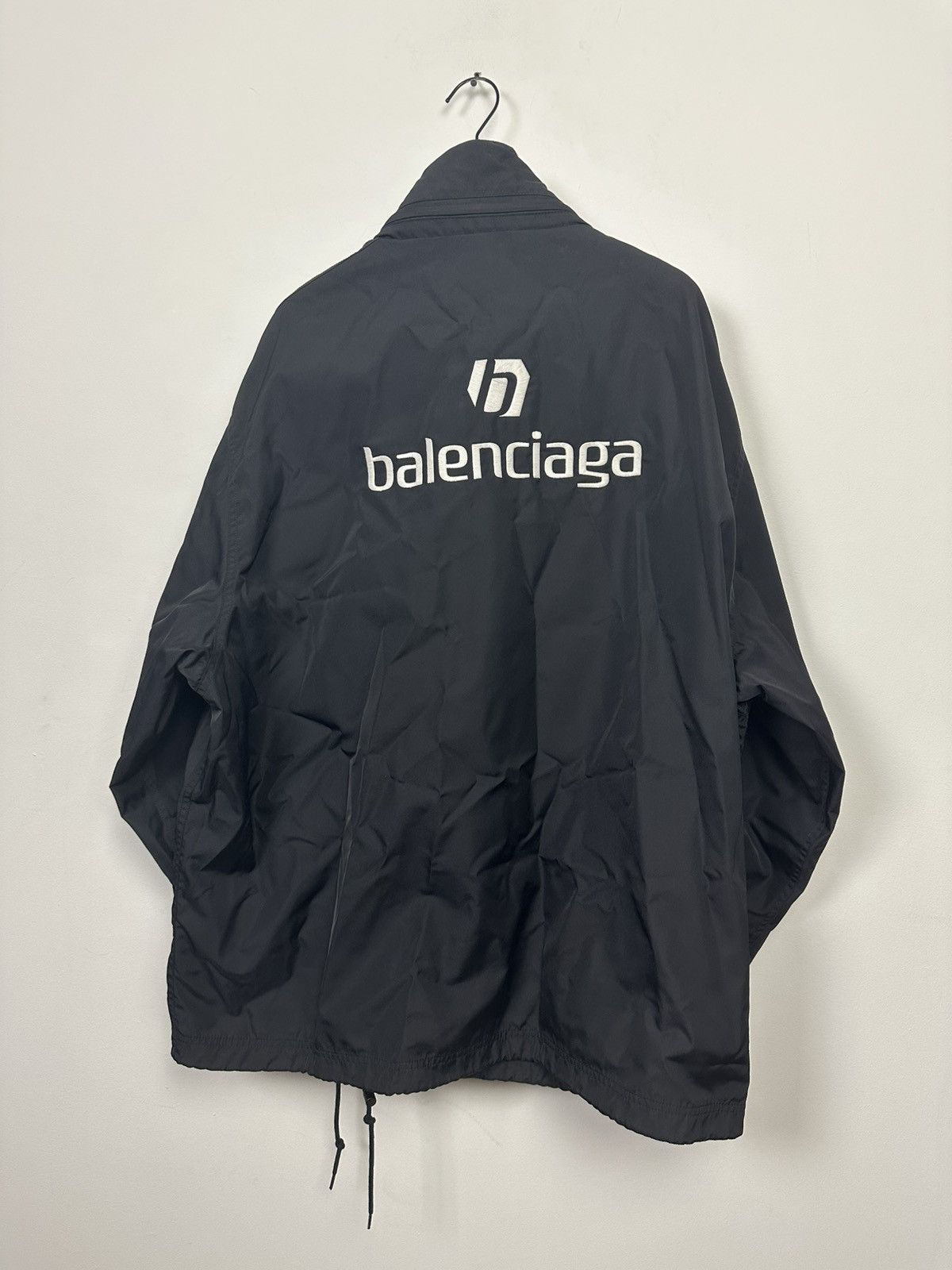 Balenciaga Embroidered Coaches Jacket Size US L / EU 52-54 / 3 - 4 Thumbnail