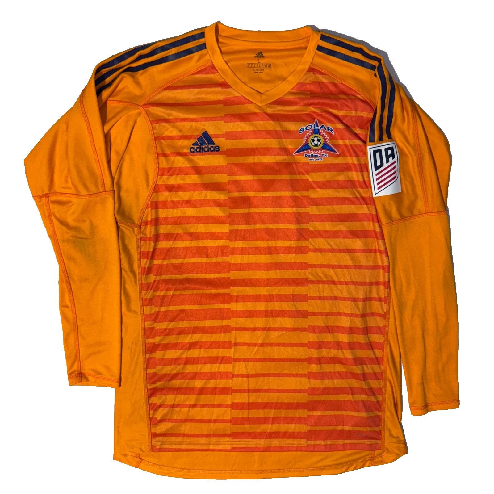 Adidas MLS Solar Adidas Men's Authentic Long Sleeve GoalKeeper Oran Size US L / EU 52-54 / 3 - 1 Thumbnail