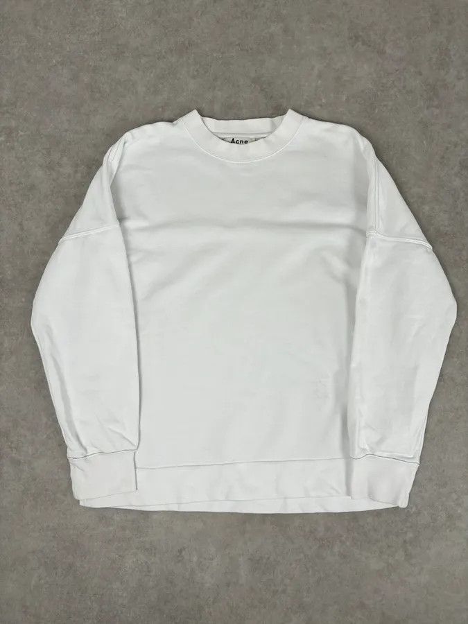 Acne Studios SS2018 Acne Studios White Cozy Crewneck Sweater Size US M / EU 48-50 / 2 - 1 Thumbnail