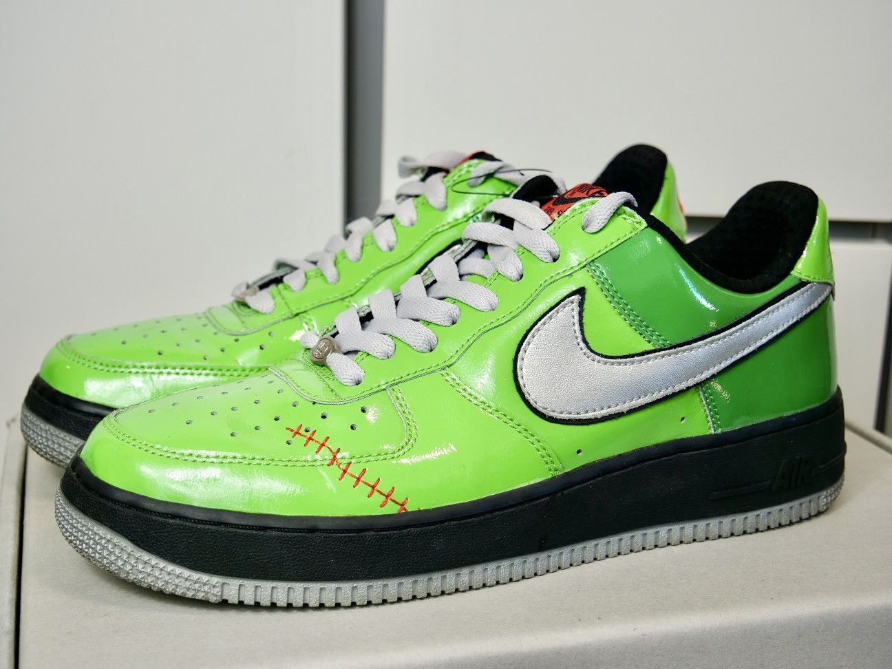 Nike Like New Nike Air Force AF1 QS Halloween Frankenstein Size US 9 / EU 42 - 2 Thumbnail