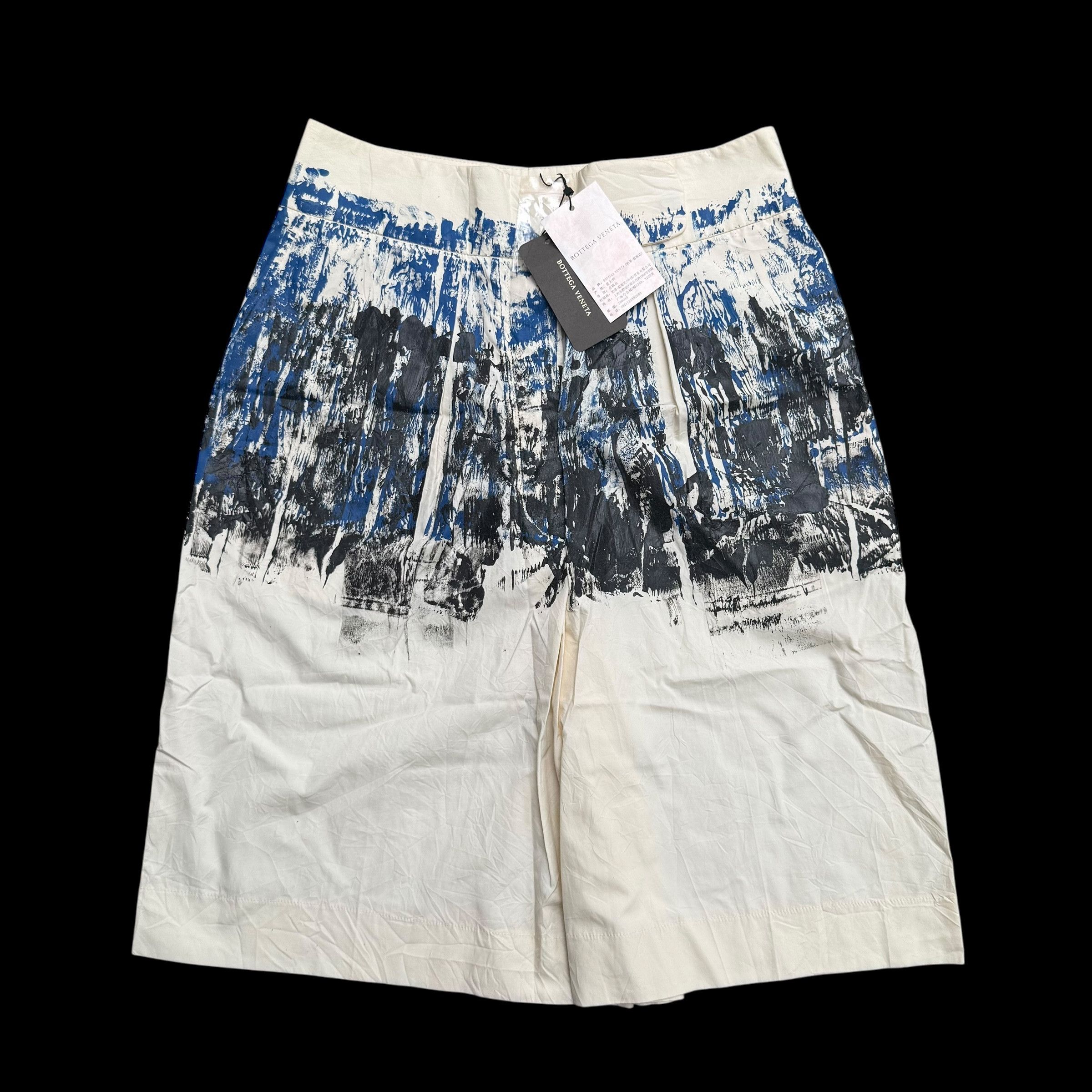 Bottega Veneta Bottega Veneta Resort 2014 Roller Painted Bermuda Shorts Size 28" / US 6 / IT 42 - 1 Thumbnail