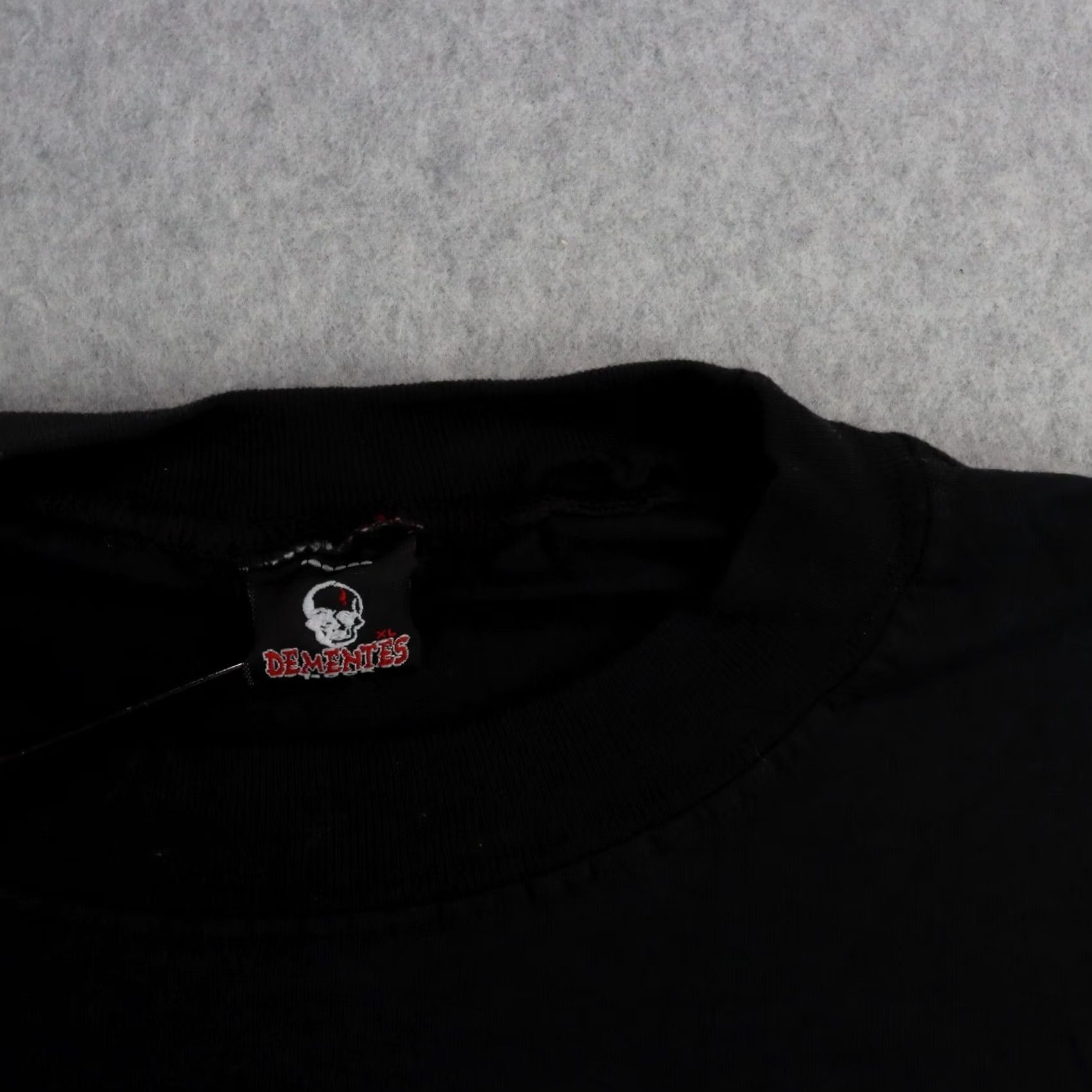 Vintage DEMENTED ROCK Bob Marley Mens T-Shirt XL Black Double Sided Print in Black DEMENTES RARE Shirt Mens XL Black Music 90s Size US XL / EU 56 / 4 - 5 Thumbnail