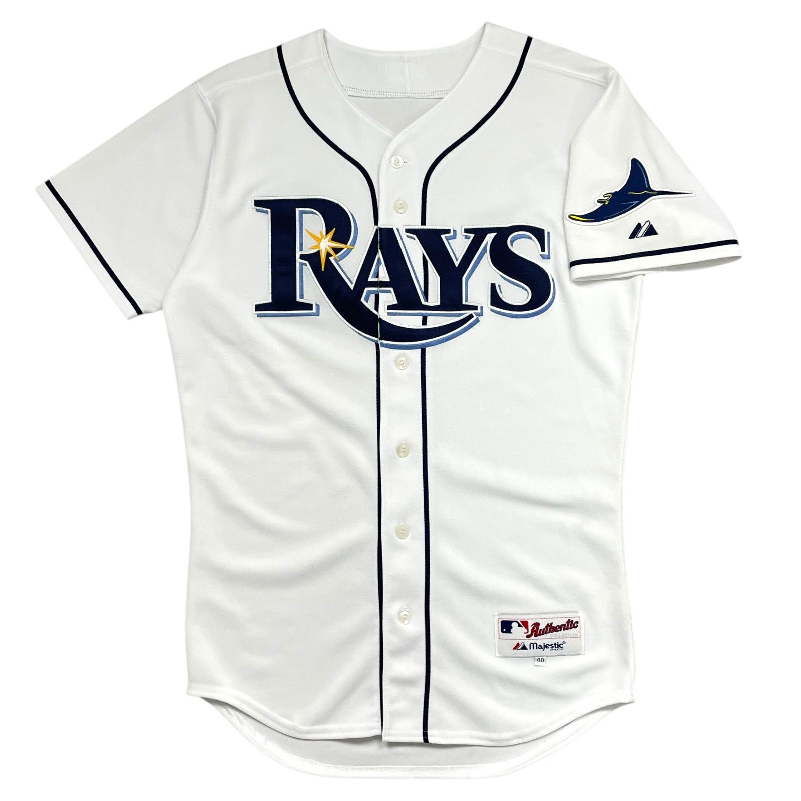 MLB VTG 90s 00s TAMPA BAY RAYS MAJESTIC AUTHENTIC JERSEY Size US M / EU 48-50 / 2 - 1 Thumbnail