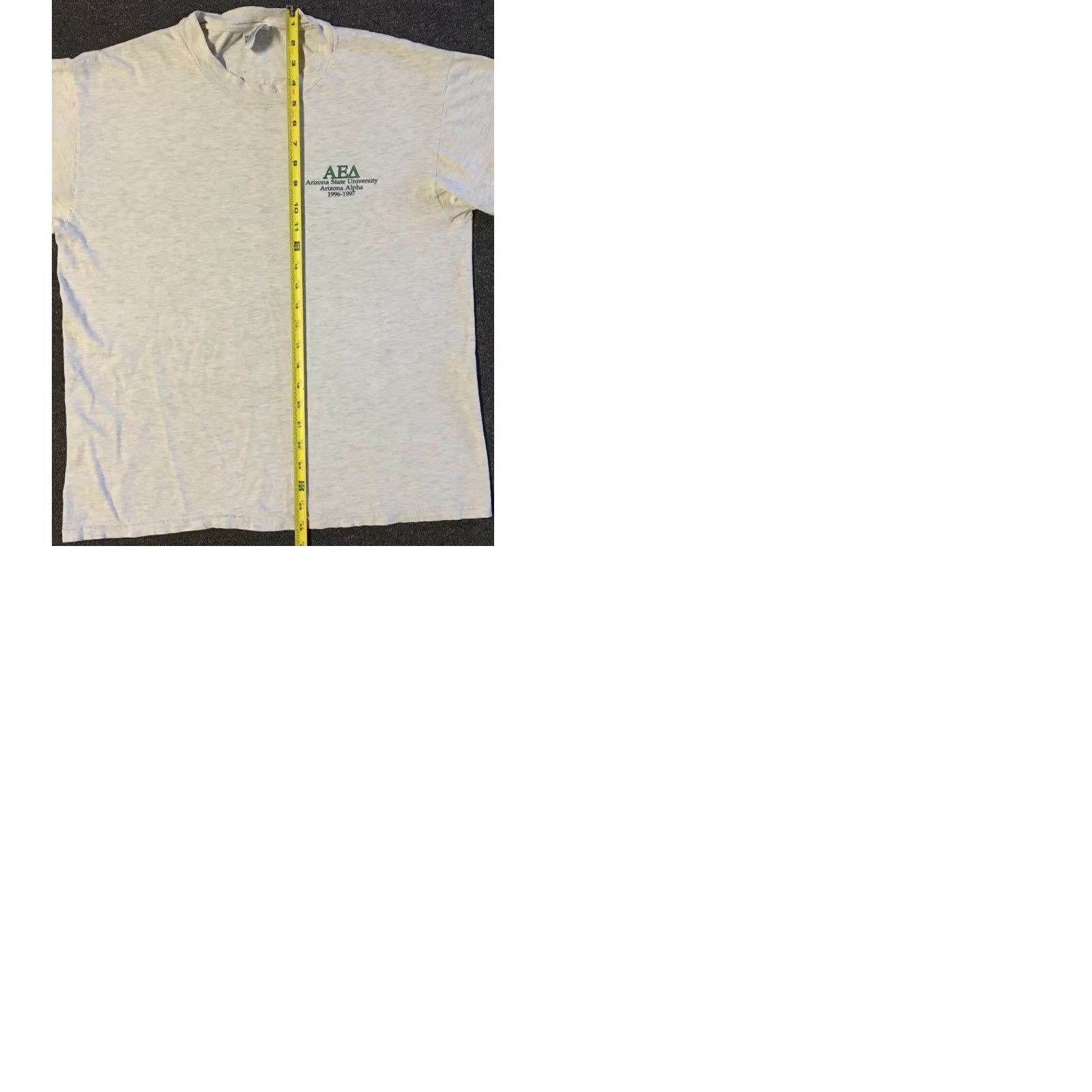 Vintage VINTAGE ASU Shirt Mens S Gray 90s Pre Med Distressed Single Stitch Arizona State University Grunge College Doctor Sun Devils University Size US S / EU 44-46 / 1 - 12 Thumbnail