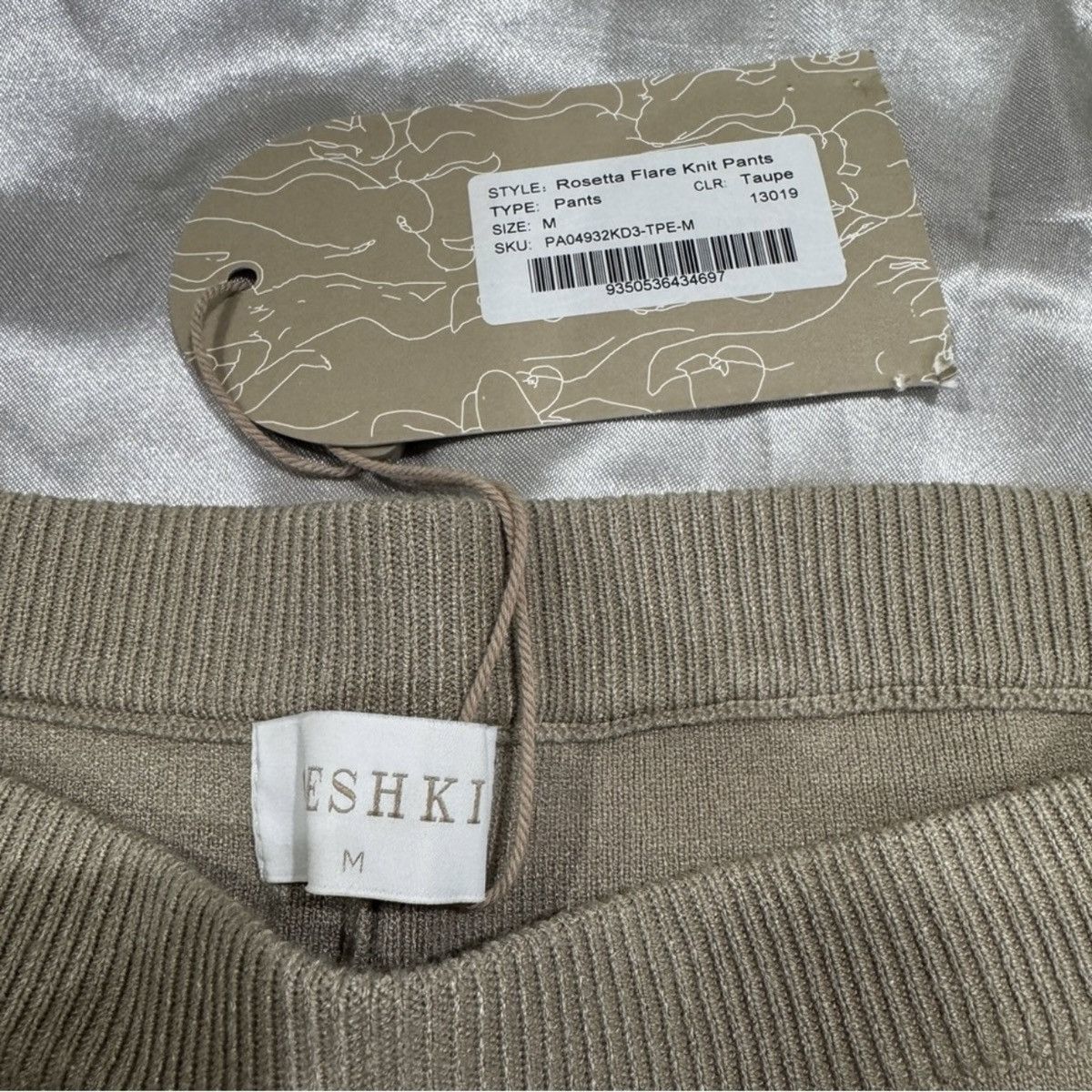 Other Meshki Rosetta Flare Knit Pants Taupe Size 28" / US 6 / IT 42 - 9 Thumbnail