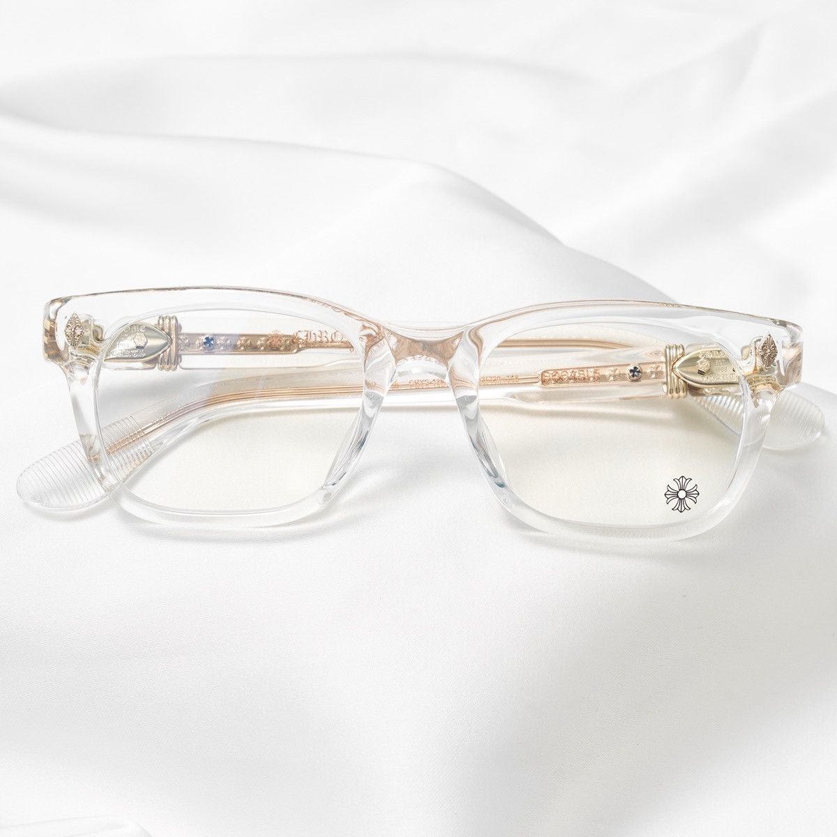 Chrome Hearts CHROME HEARTS DOOABLE CRYSTAL/ 18KGP GLASSES Size ONE SIZE - 6 Thumbnail