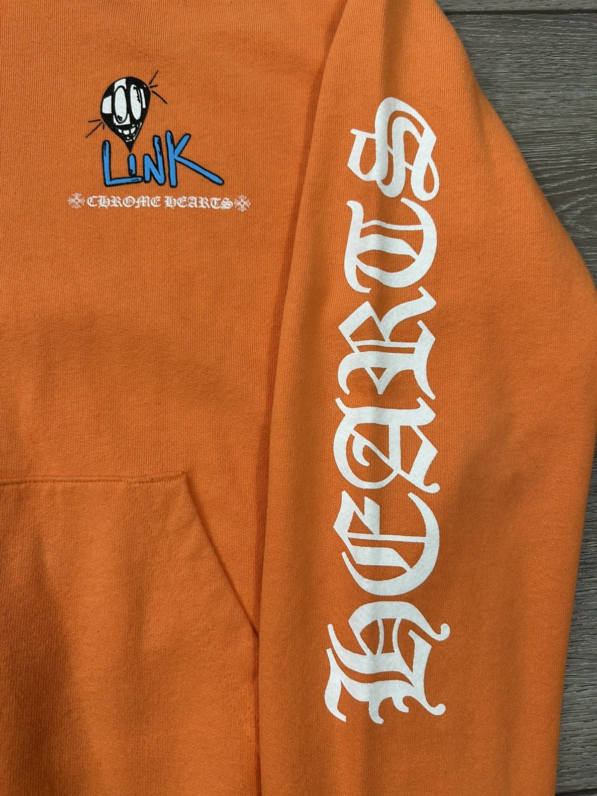 Chrome Hearts Matty Boy Link & Build Hoodie Orange