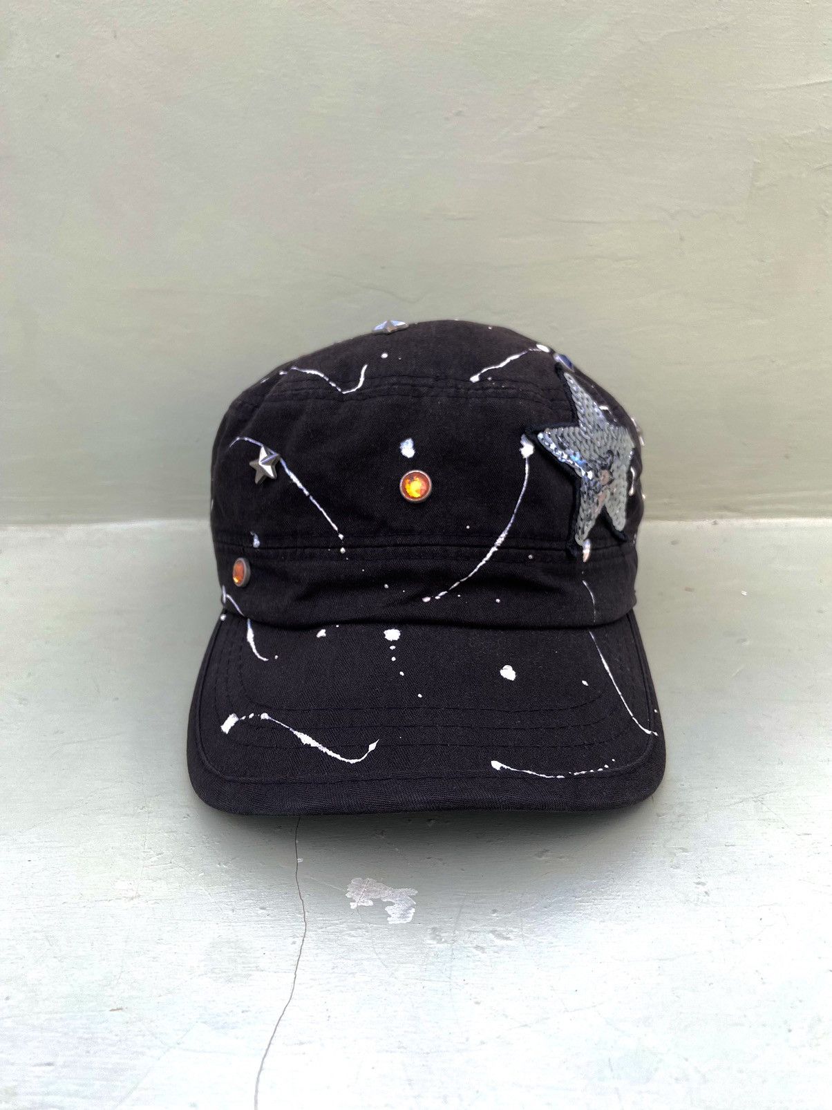 If Six Was Nine 2000s GGPX punk big star studded patrol hat Size ONE SIZE - 5 Thumbnail