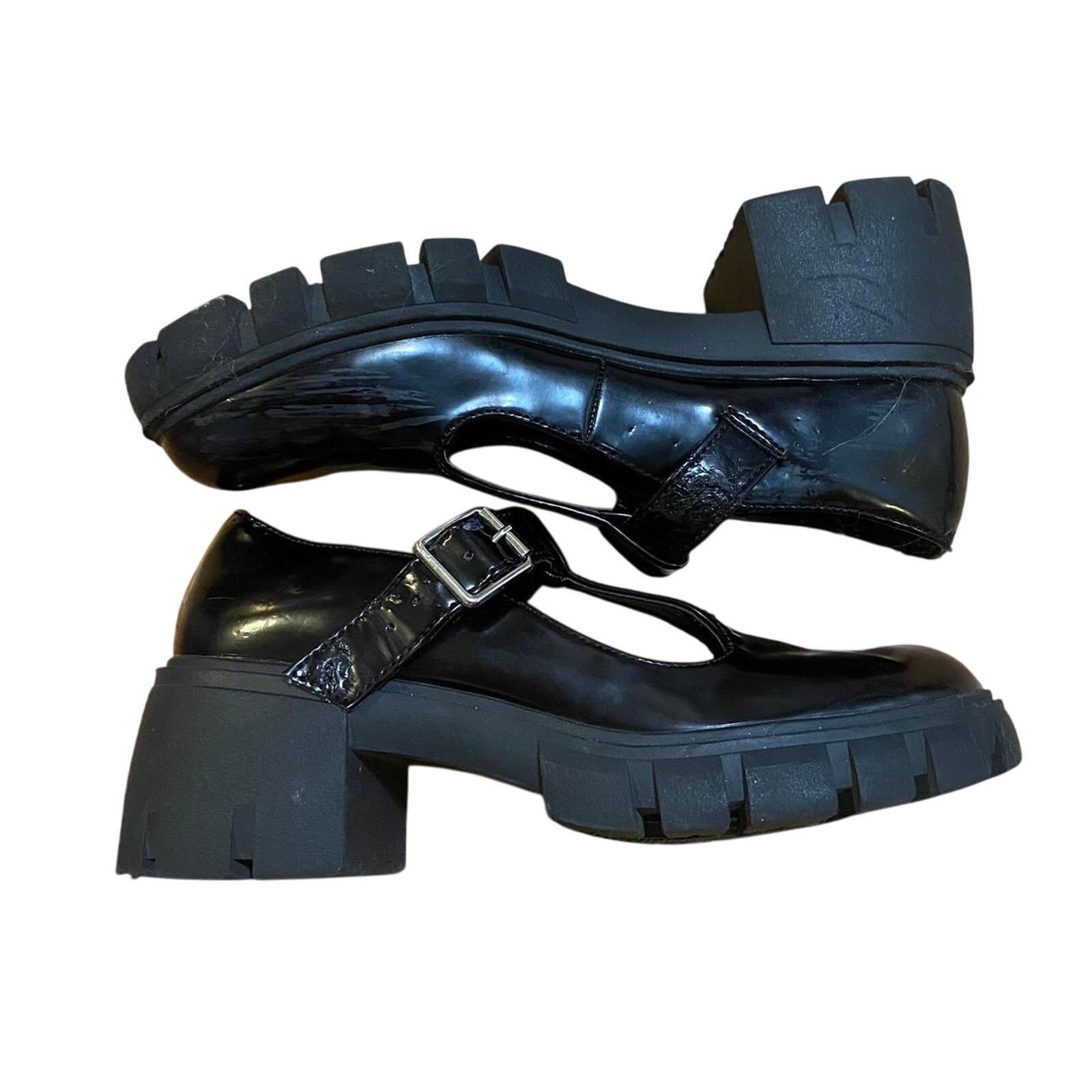 Madden NYC Y2k black chunky mary janes Size US 7 / IT 37 - 1 Thumbnail