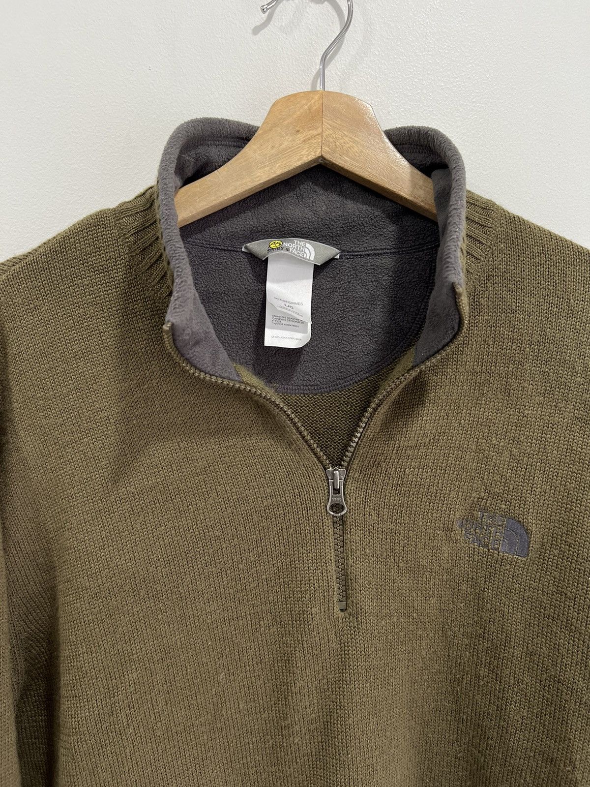 The North Face North Face Quarter Zip Sweater brown Size US L / EU 52-54 / 3 - 3 Thumbnail