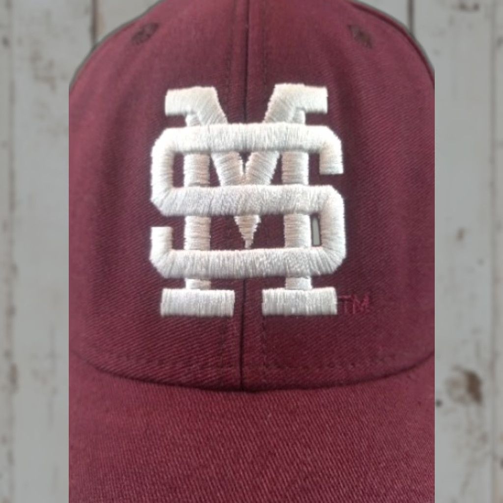 Adidas Adidas Baseball Cap MSU Miss State Univ 2013 CWS Maroon Hook & Loop Adjustable Men One Size Cap Size ONE SIZE - 1 Thumbnail