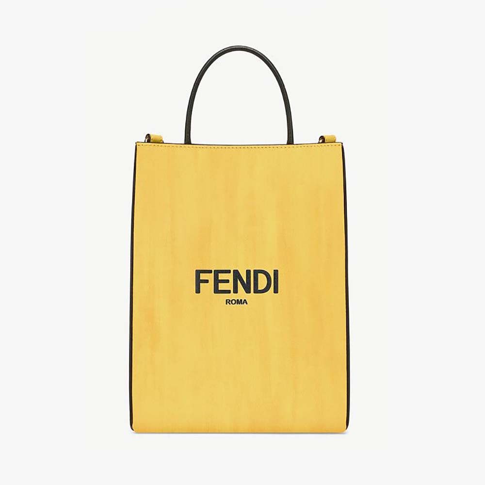 o1w1db11223 Small Shopping Bag in Yellow