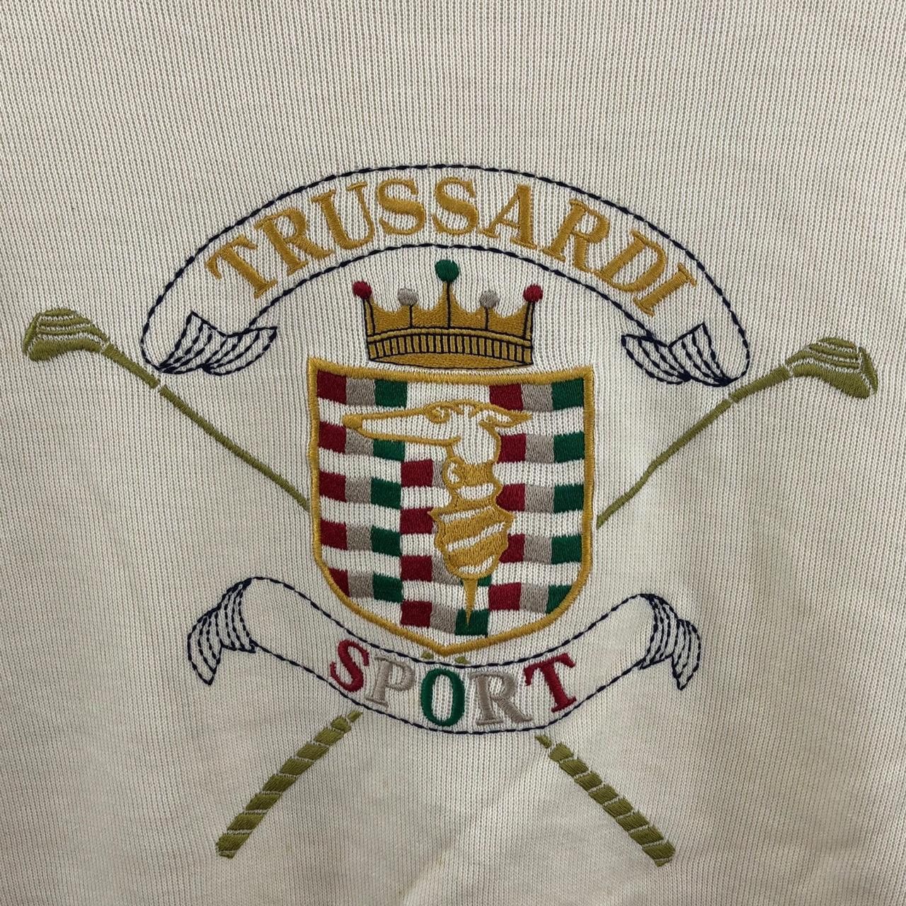 Trussardi Vintage 90’ TRUSSARDI SPORT GOLF Embroidered Sweatshirt Size XL / US 12-14 / IT 48-50 - 5 Thumbnail