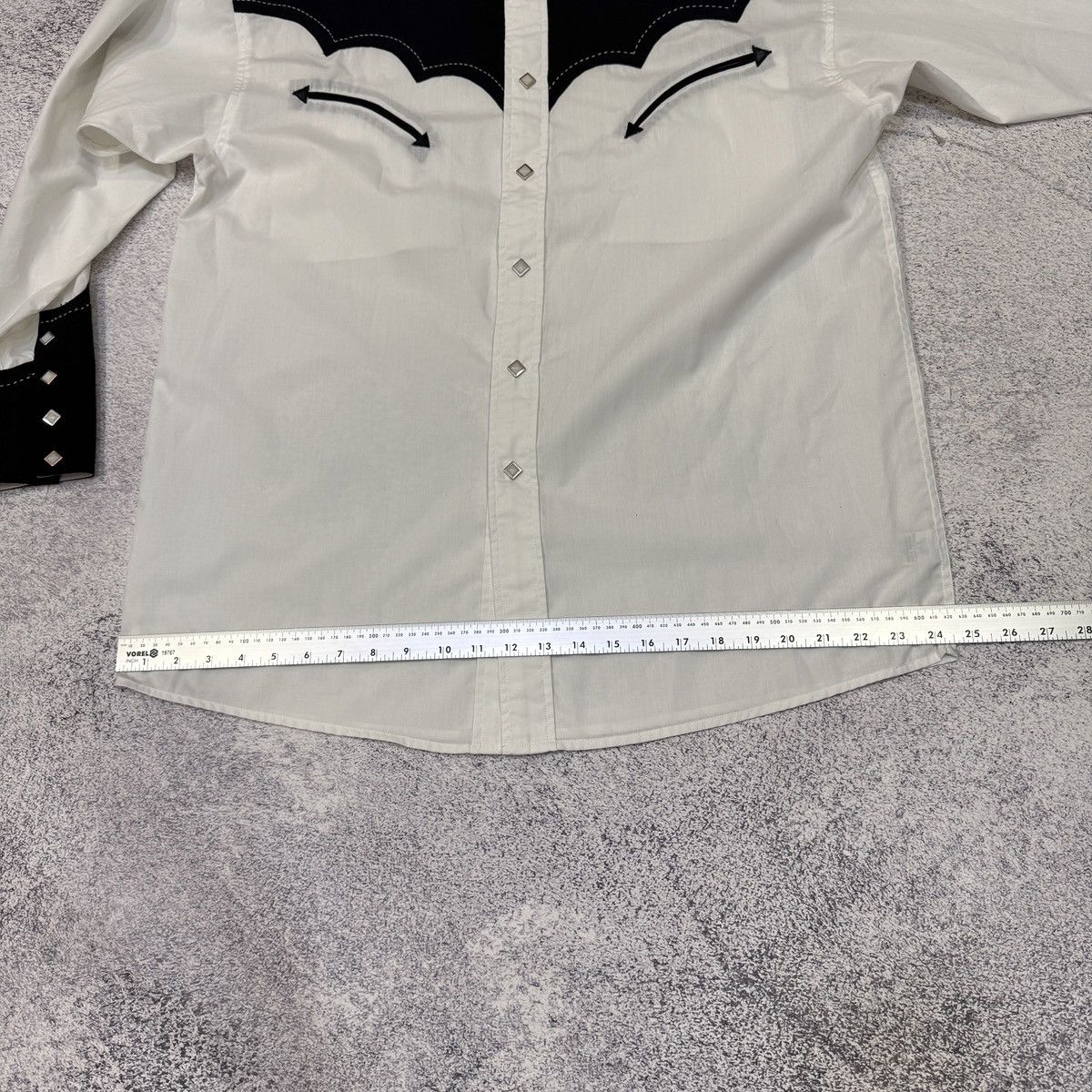 Panhandle Slim Vintage Panhandle Slim Western Shirt Pearl Snaps Yoke Smile Size US L / EU 52-54 / 3 - 11 Thumbnail