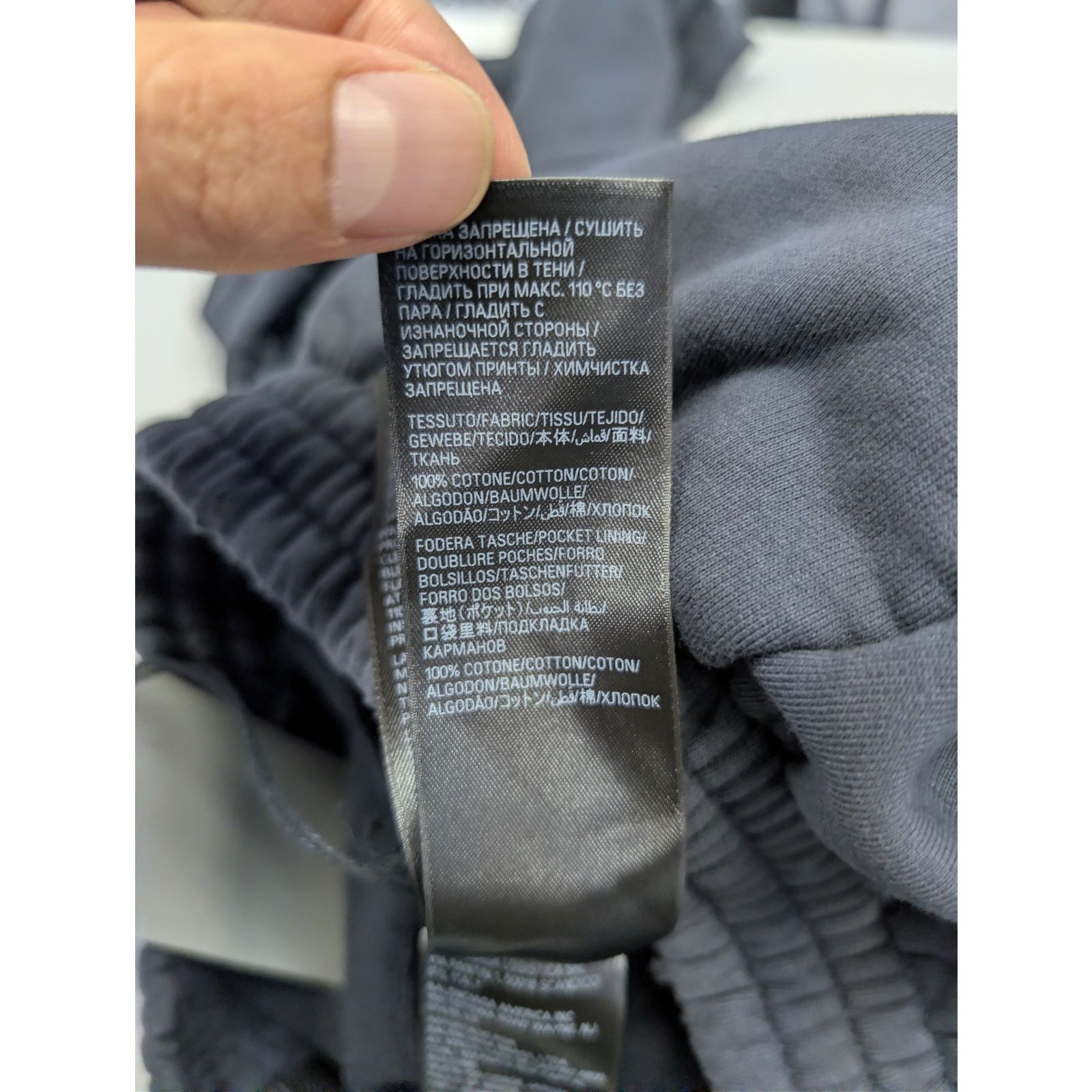 Balenciaga o1rshd1 Baggy Sweatpants in Washed Black Size US 28 / EU 44 - 18 Thumbnail