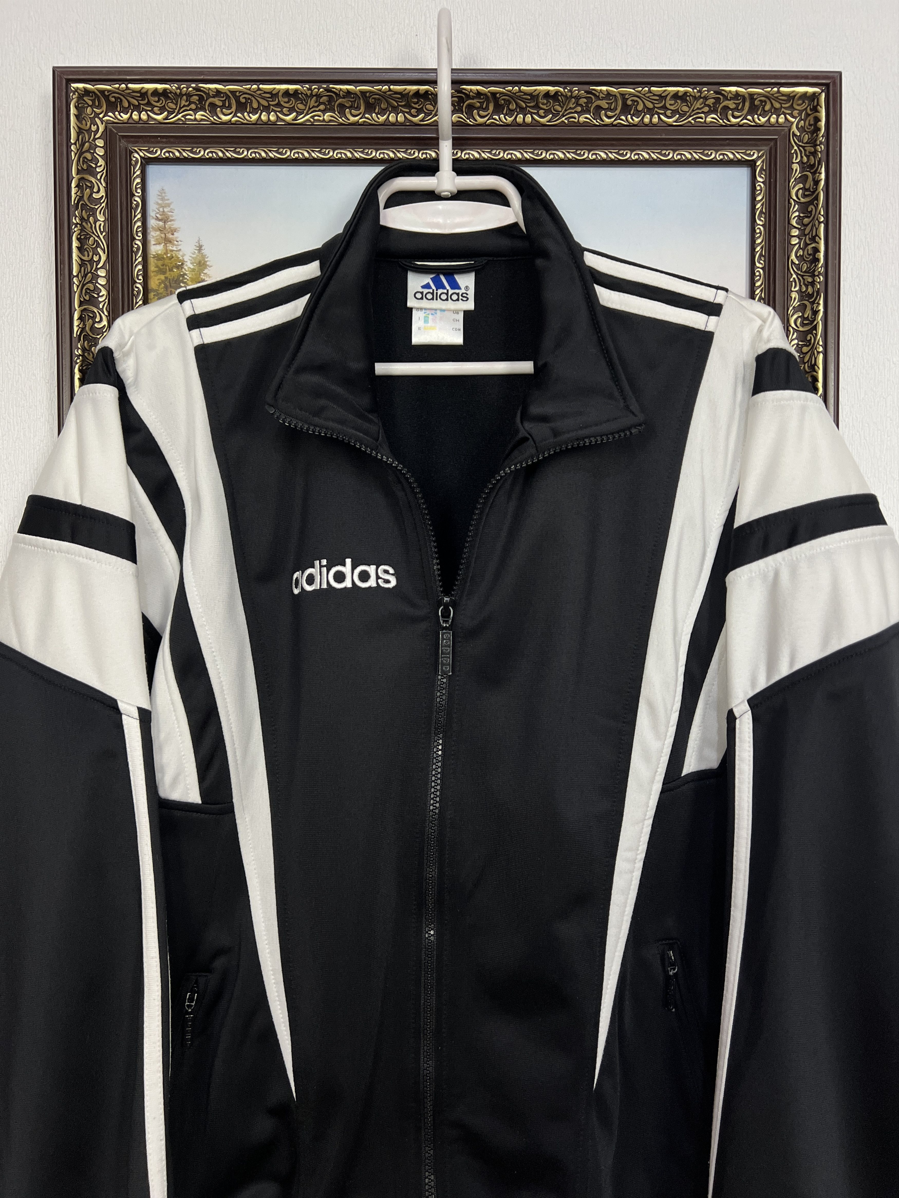 Adidas Vintage 90's Adidas PAOK Football Jacket Soccer Track Top Size US M / EU 48-50 / 2 - 2 Thumbnail