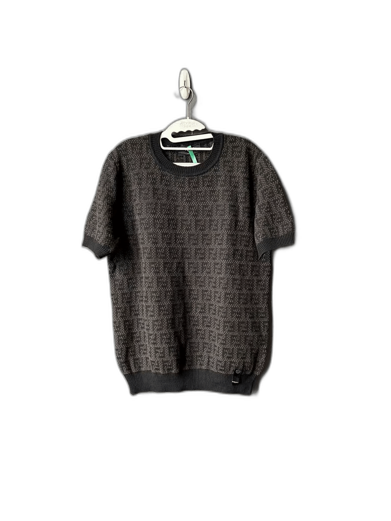 Fendi Fendi Short Sleeve Knit Sweater Size US L / EU 52-54 / 3 - 1 Thumbnail