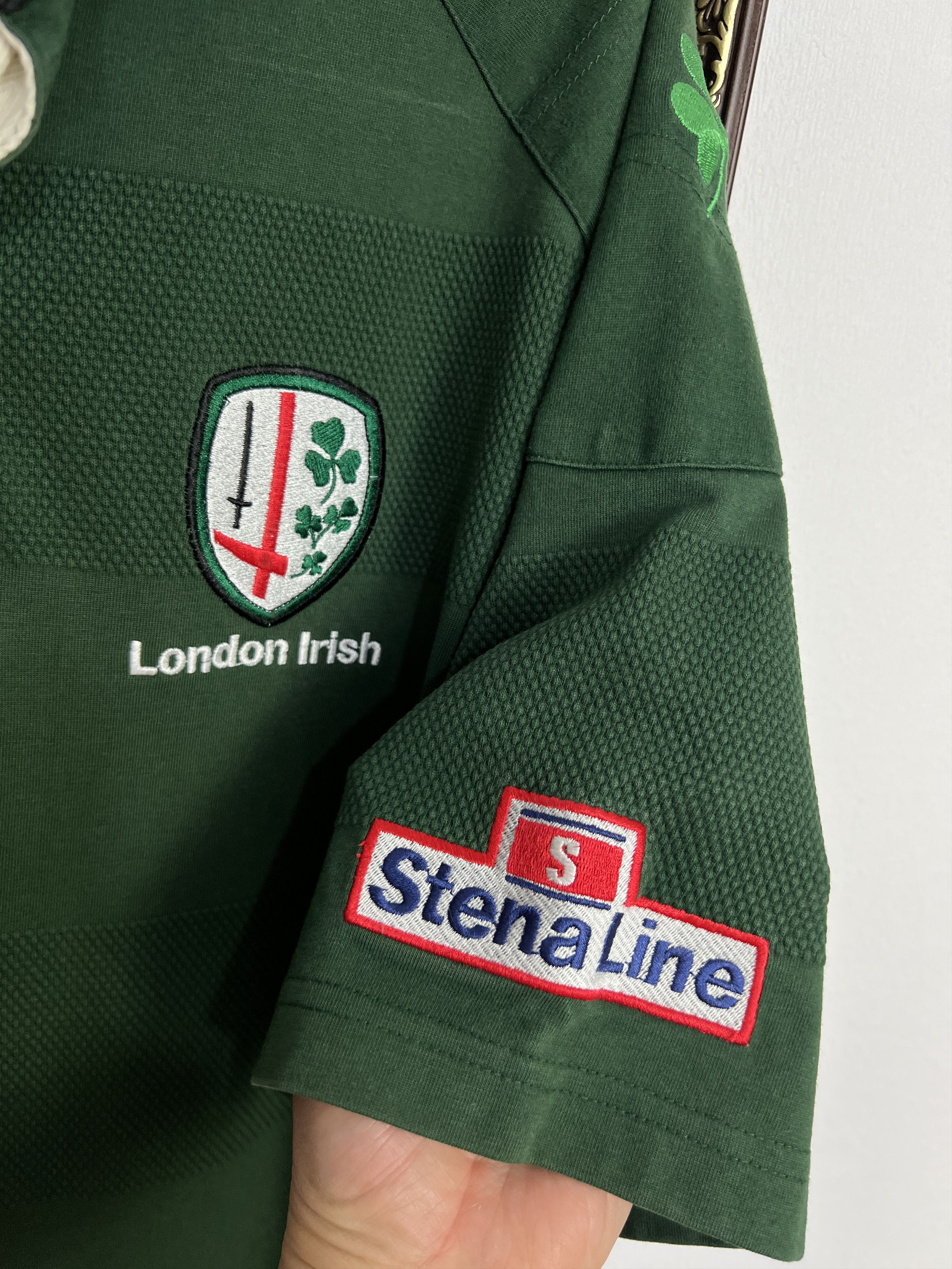 Vintage Vintage Kooga London Irish Rugby Union Jersey Trikot Rare Size US L / EU 52-54 / 3 - 4 Thumbnail