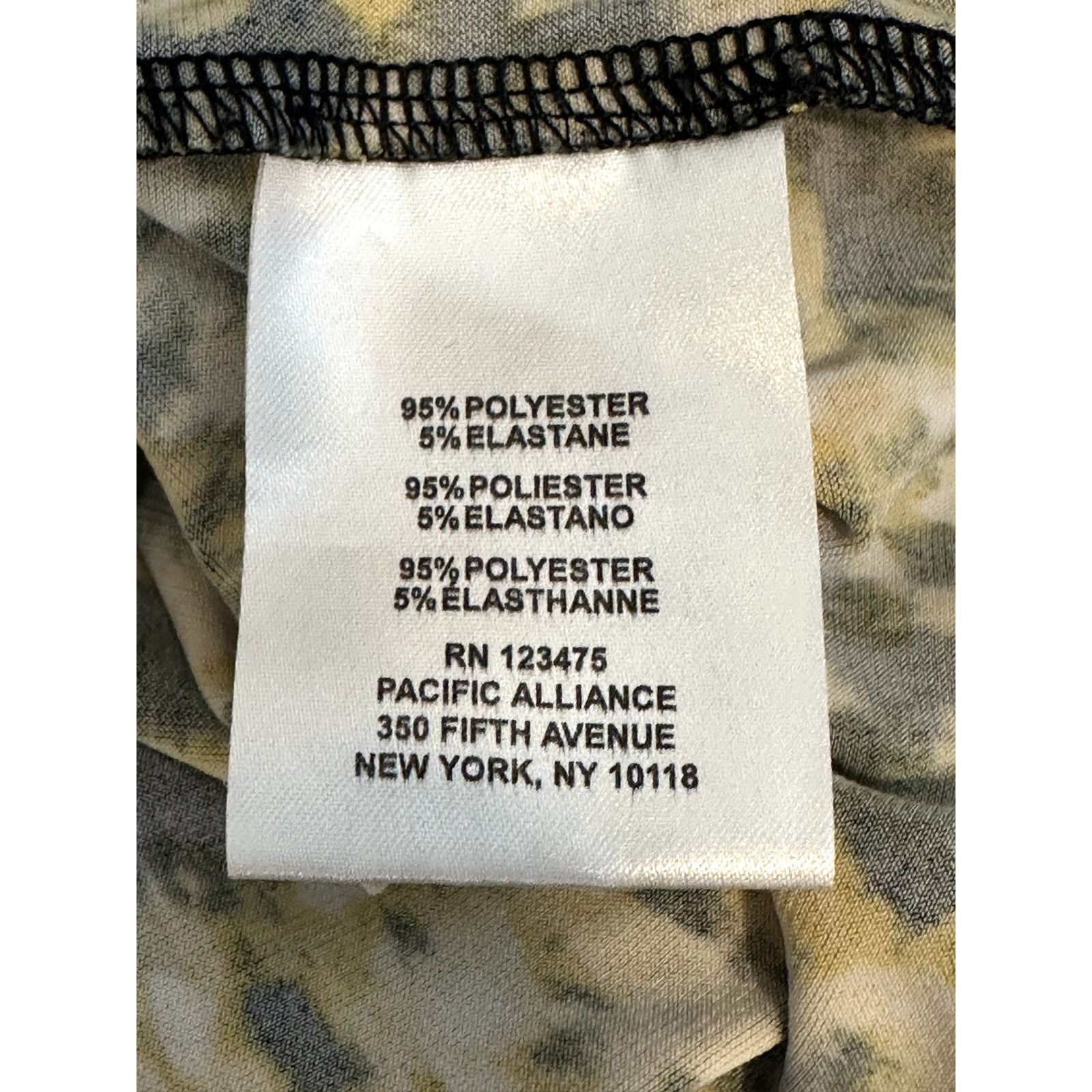 Other Tahari Women's Abstract Yellow Black Floral Cap Sleeve M Size M / US 6-8 / IT 42-44 - 10 Thumbnail