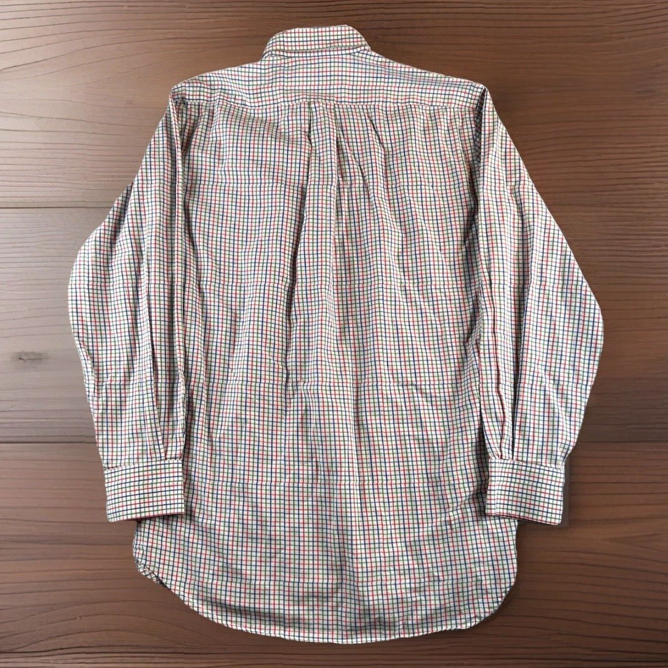 Peter Millar Peter Millar Mens Plaid Button-Up Shirt M White Check Long Sleeve LS Button-Up Pocket Preppy All Seasons Regular Mens Size US M / EU 48-50 / 2 - 2 Thumbnail