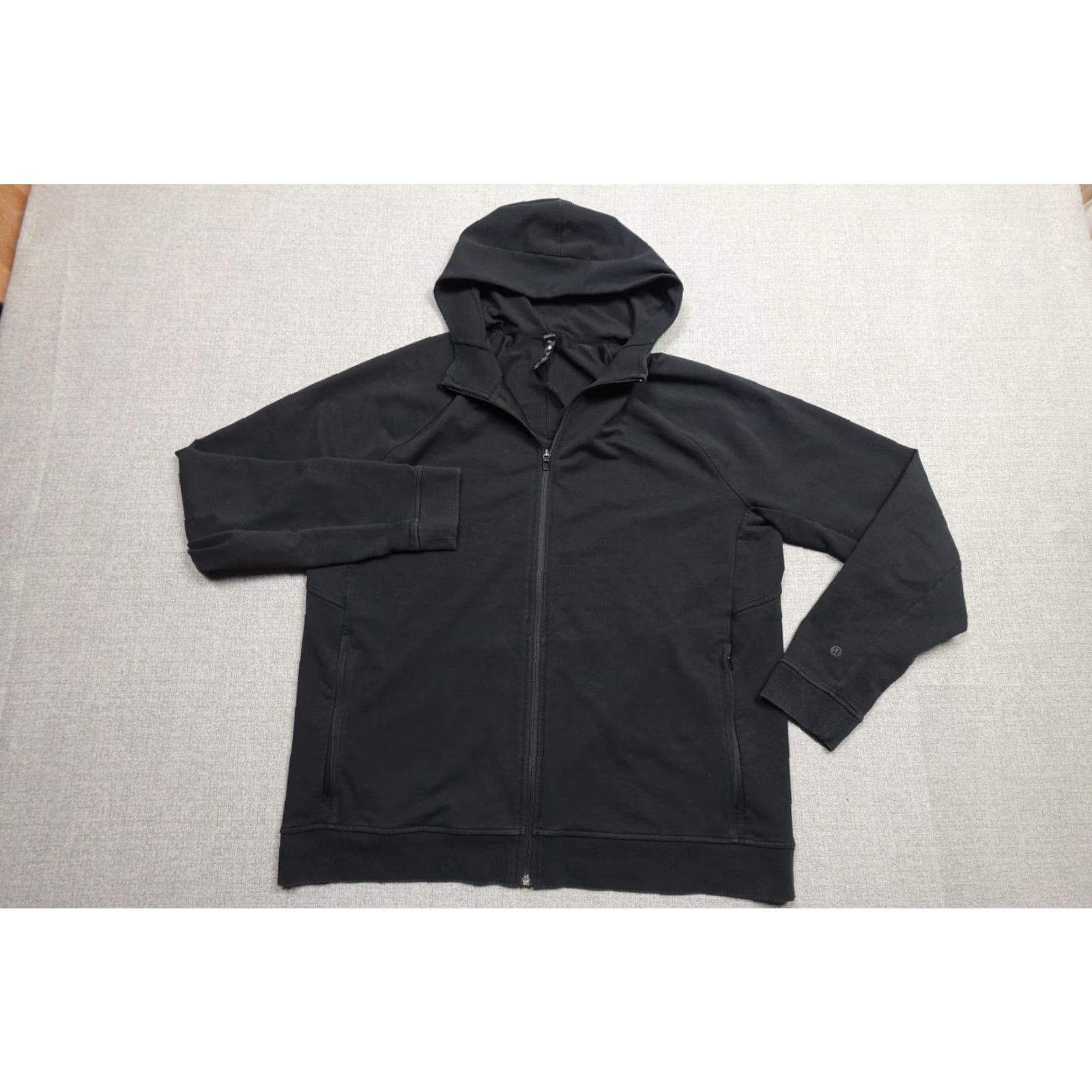 Lululemon Lululemon Full Zip Hoodie Mens 2XL Black Fleece Sweatshirt Pockets Logo Soft Size US XXL / EU 58 / 5 - 4 Thumbnail