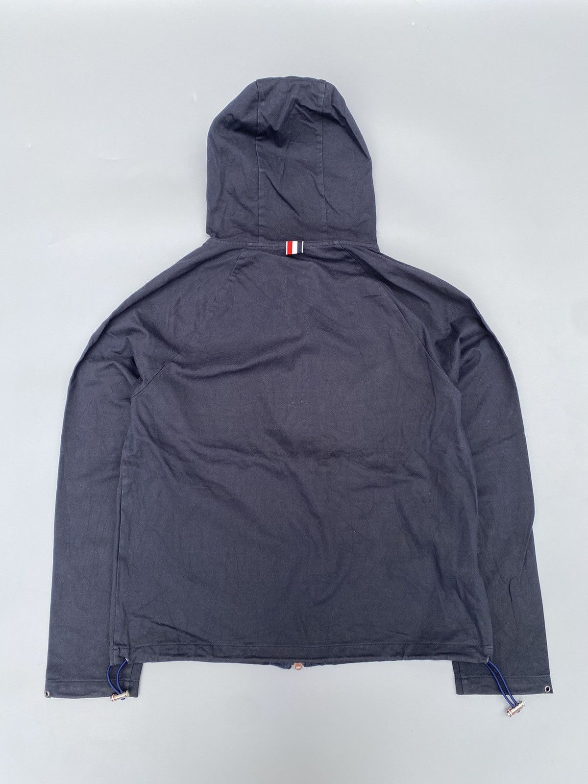 Thom Browne Thom Browne- Raglan Zip Hooded Jacket Size US S / EU 44-46 / 1 - 16 Thumbnail