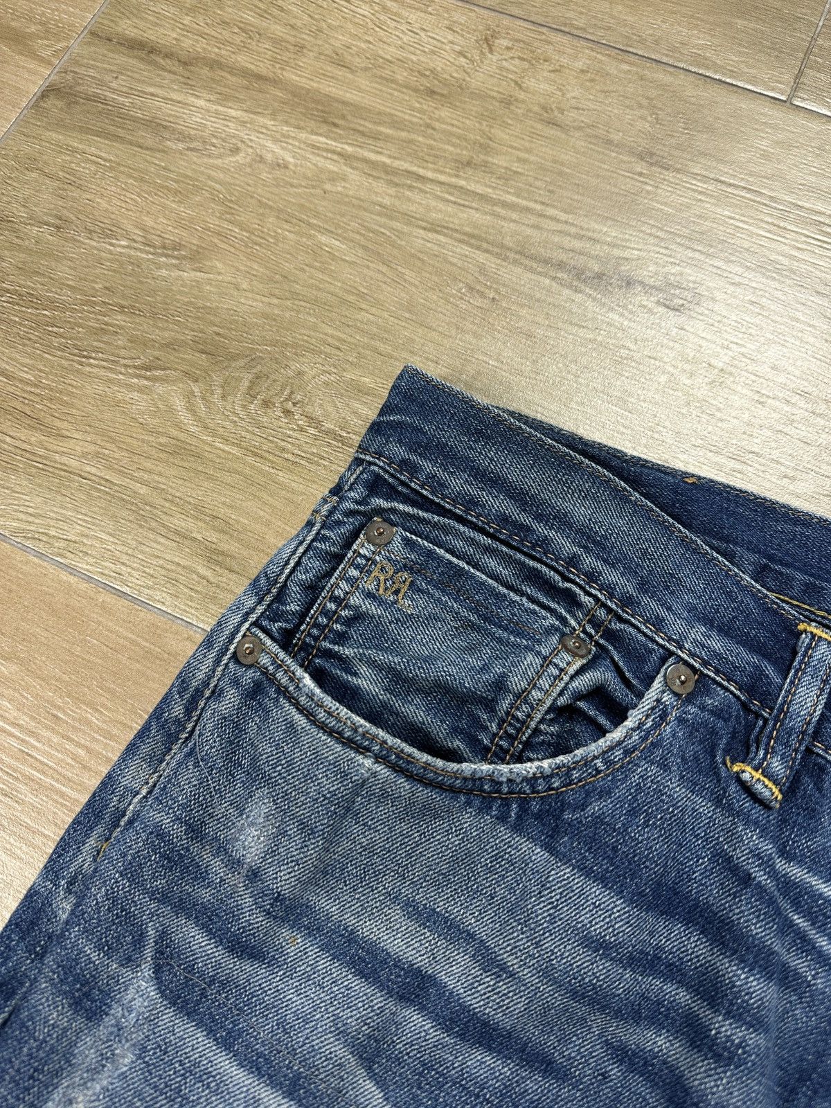 Polo Ralph Lauren × RRL Ralph Lauren × Ralph Lauren RRL Polo Ralph Lauren Boy Fit Women’s Selvedge Denim Jeans Size 29" - 8 Thumbnail