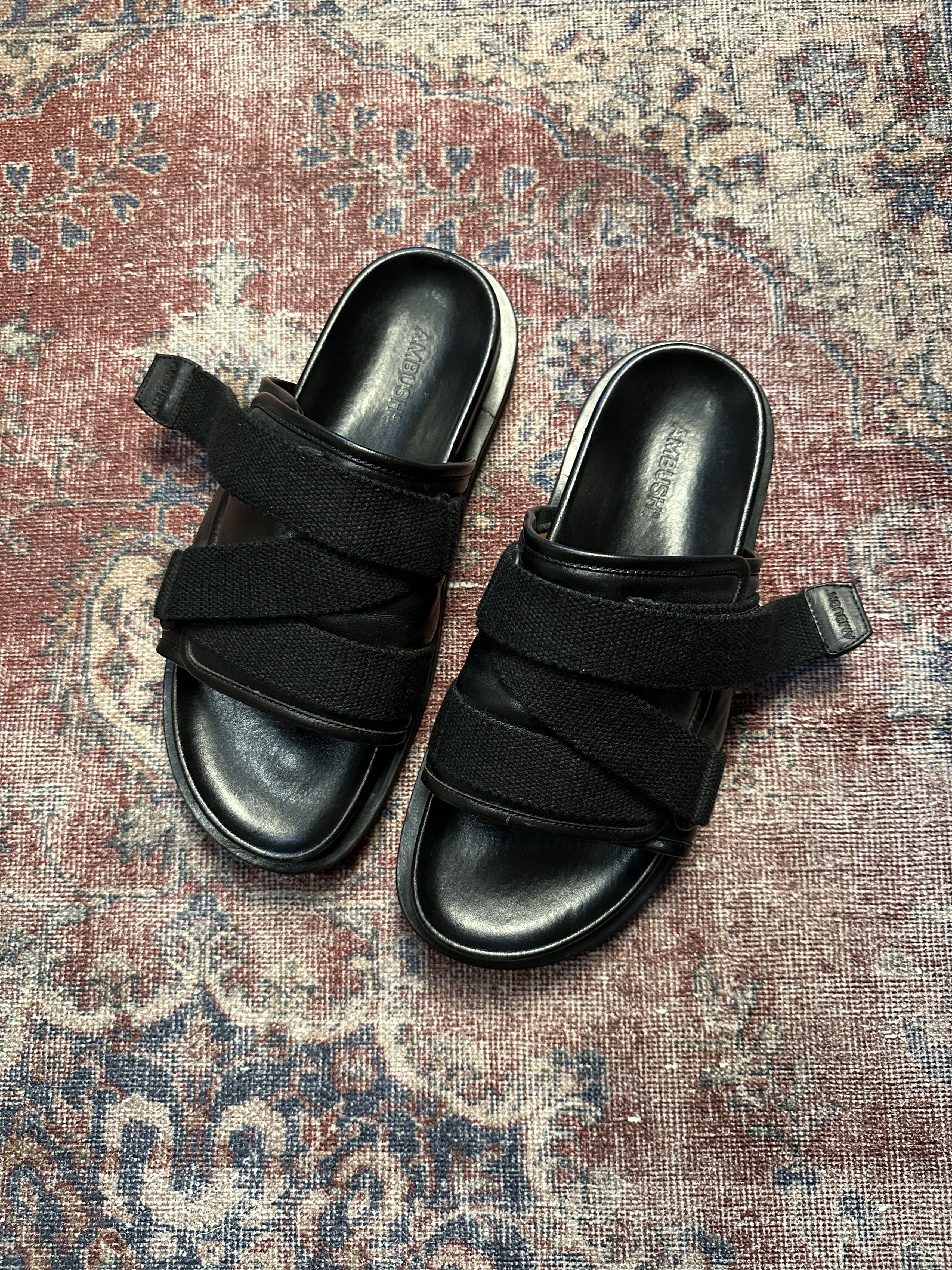 Ambush Design Ambush Padded Leather Sandals Size US 10 / EU 43 - 6 Thumbnail