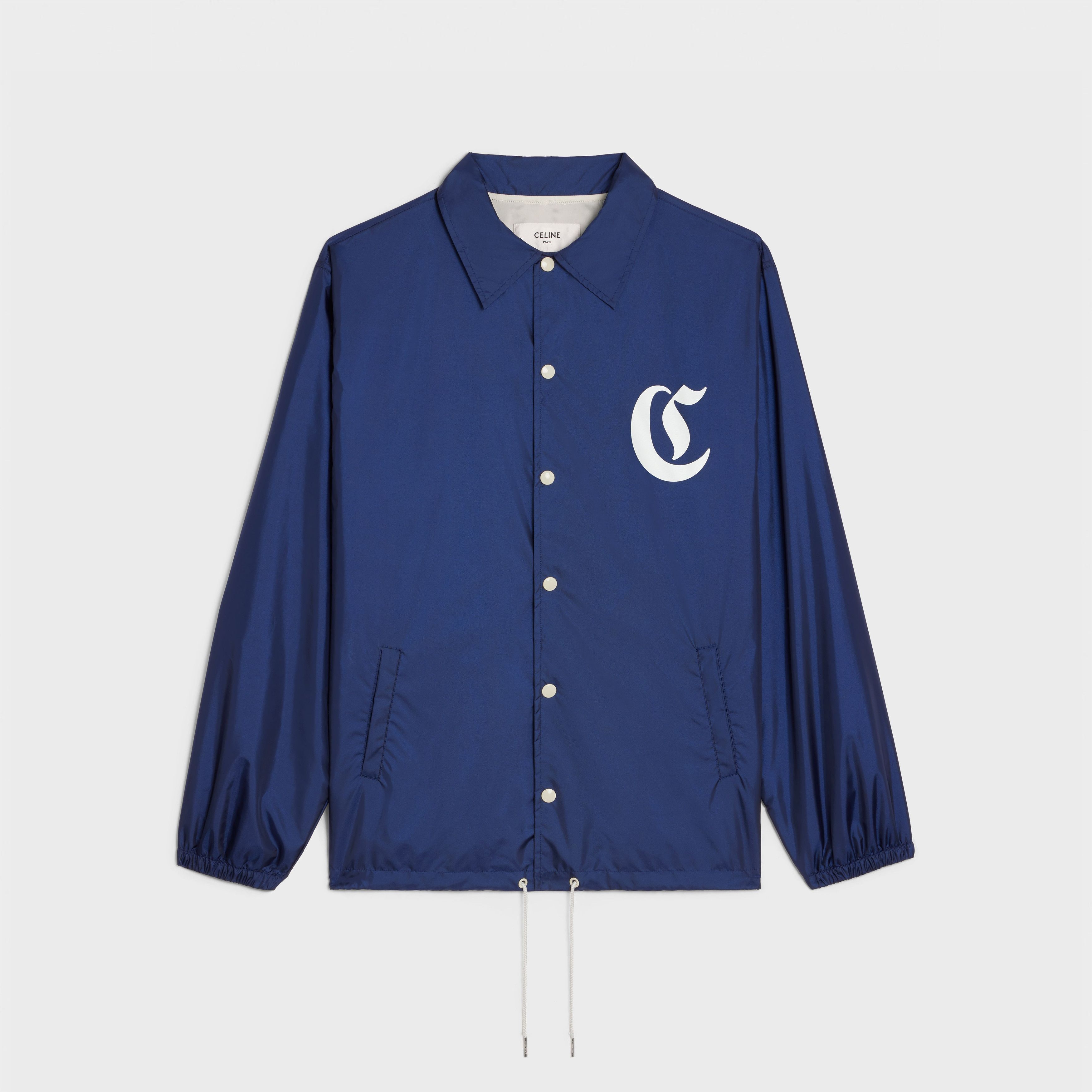 o1bcso1str0825 2W864495M Long Coach Jacket in Navy Blue