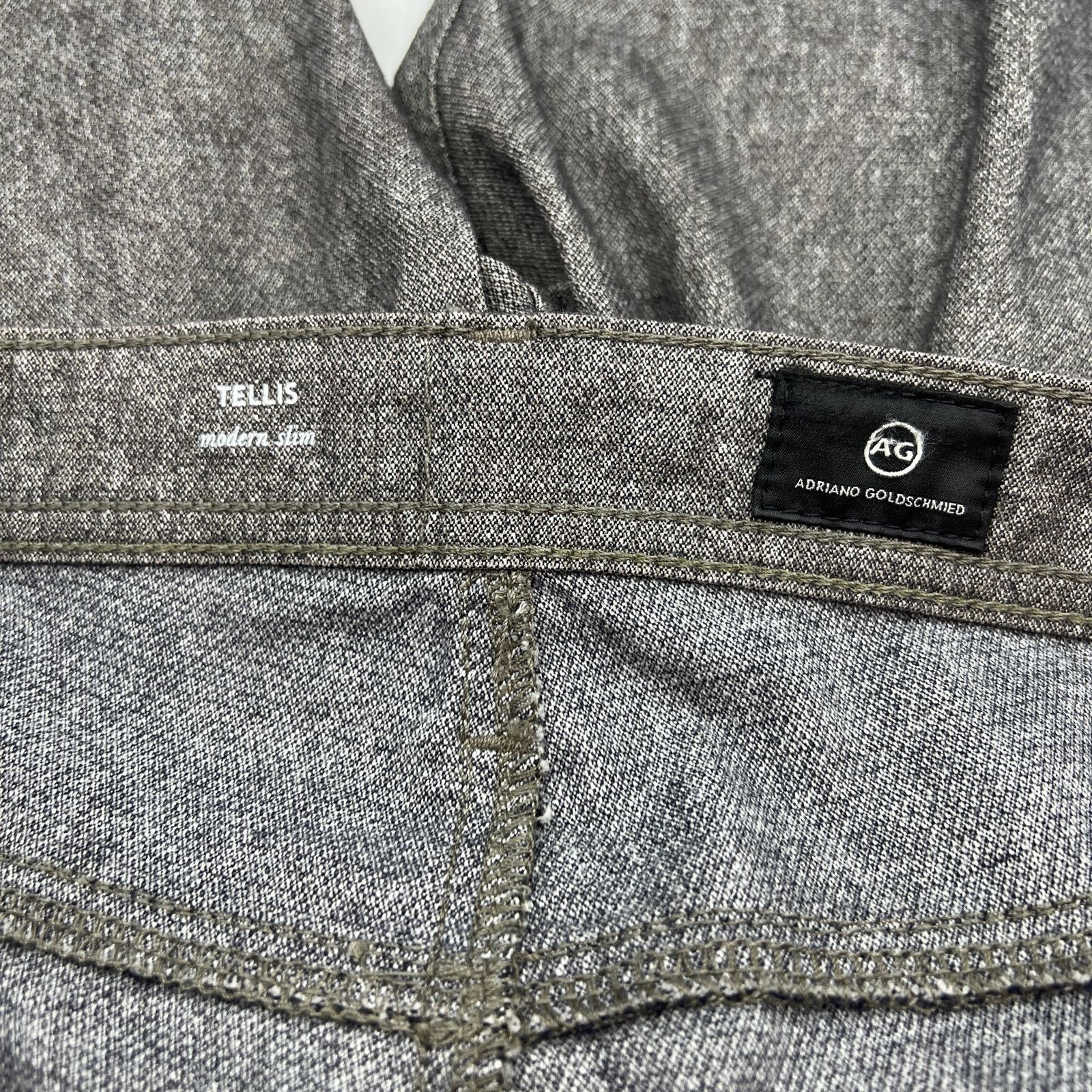 AG Adriano Goldschmied Adriano Goldschmied Tellis Slim Fit Pants Modern Gray Size US 36 / EU 52 - 3 Thumbnail