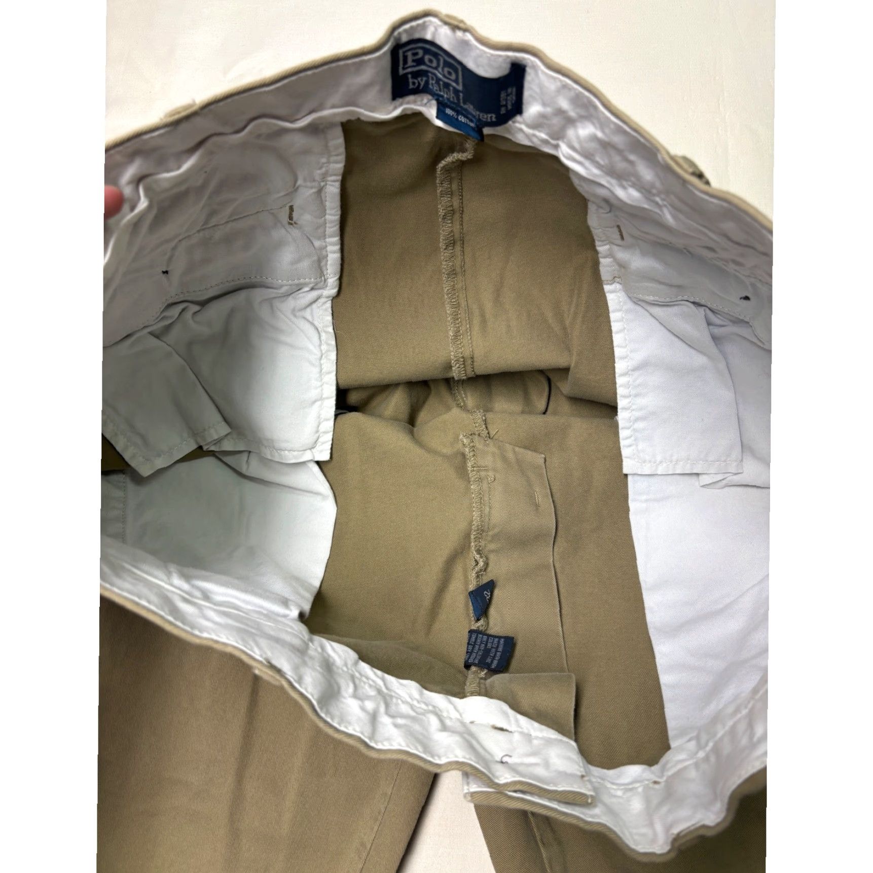 Polo Ralph Lauren VINTAGE Polo Ralph Lauren Mens Classic Chino Pants 38/32 Cotton Khaki Casual Size US M / EU 48-50 / 2 - 4 Thumbnail