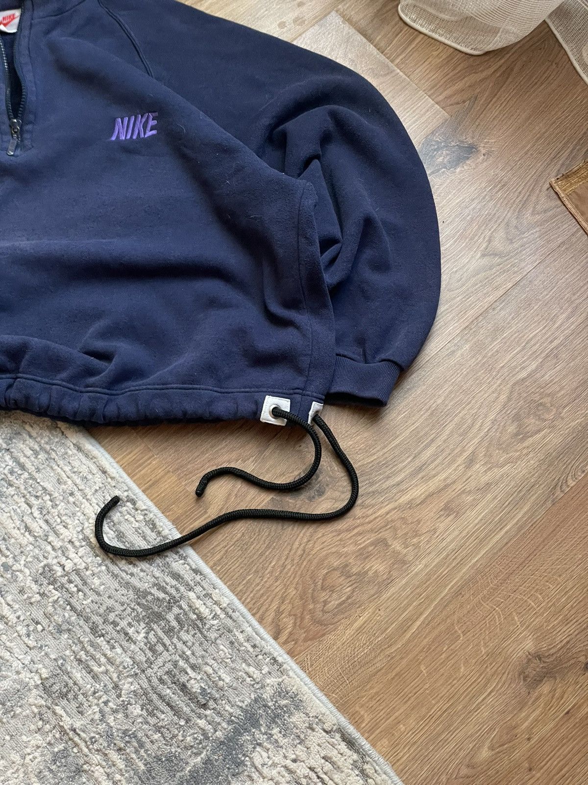 Nike × Vintage Nike vintage early 1990’s zip-up big back logo jacket Size US L / EU 52-54 / 3 - 3 Thumbnail
