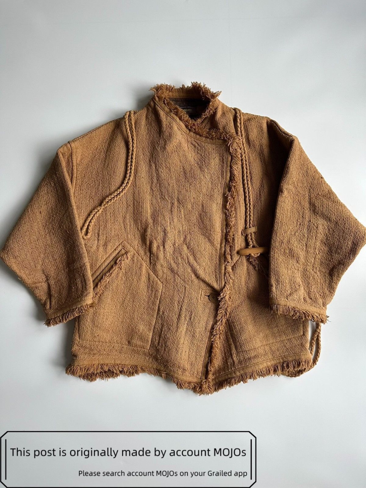 Issey Miyake Sz 9 Issey Miyake 90s Woven Light Brown Work Jacket mojos001 Size US L / EU 52-54 / 3 - 1 Thumbnail